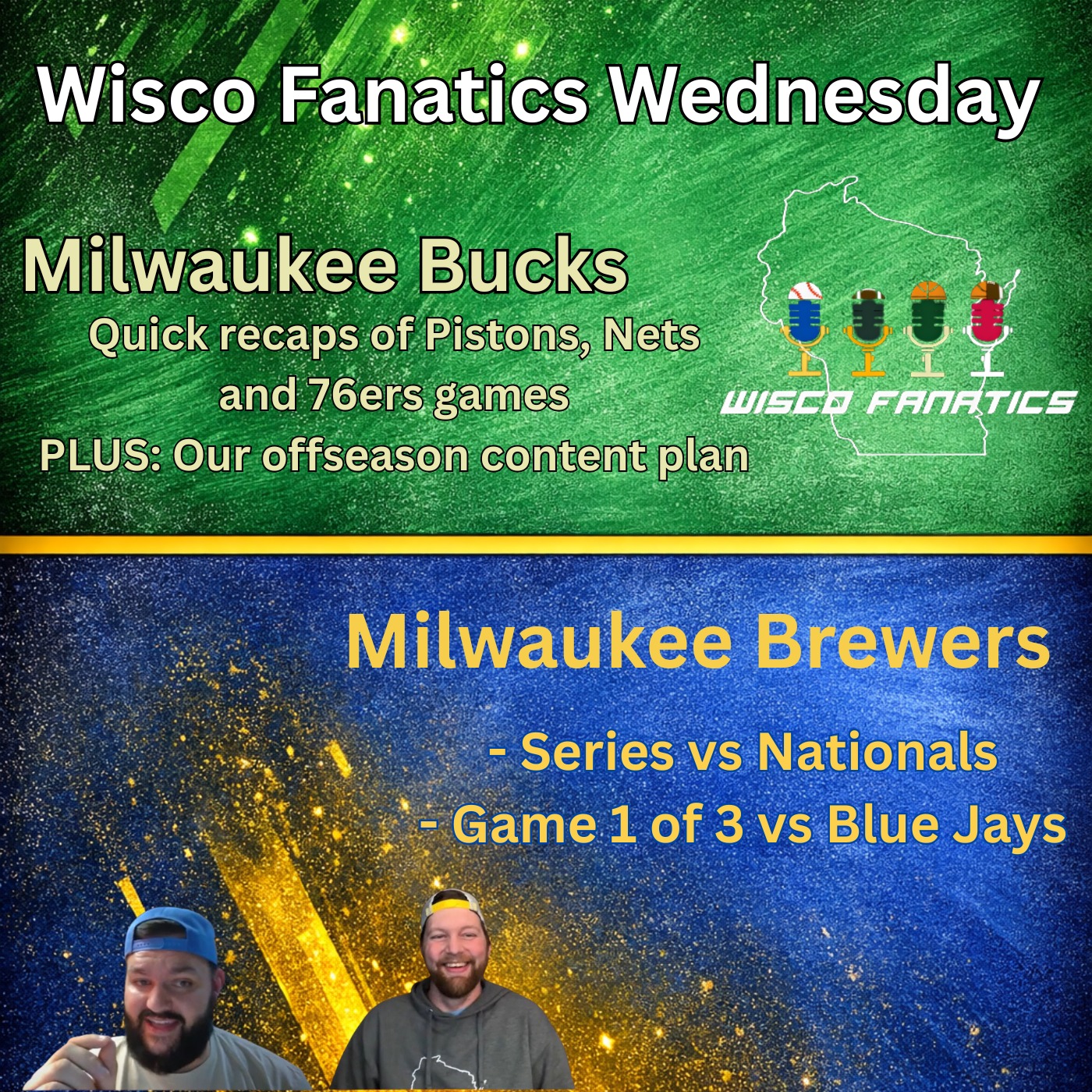 Bucks season is over, Brewers on a skid episode artwork
