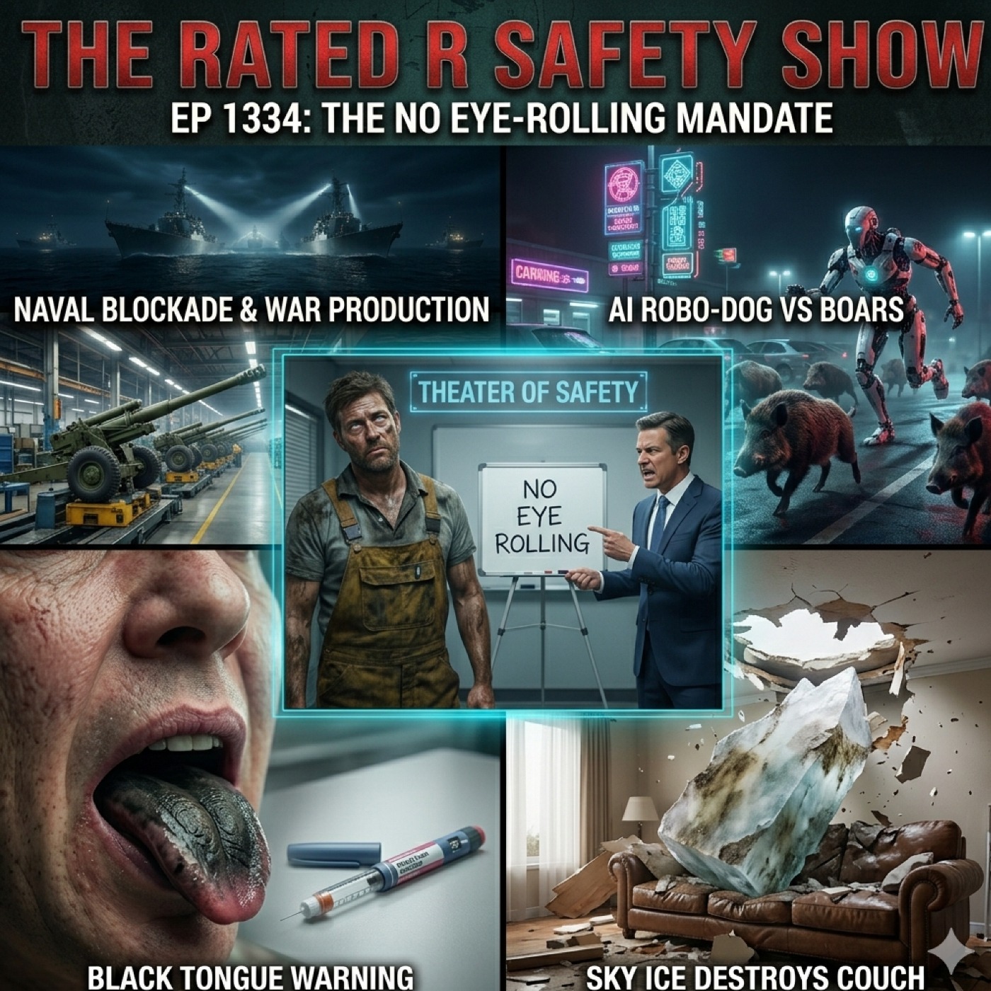 EP 1334: The "No Eye-Rolling" Mandate, AI Robot Dogs, & Wegovy Black Tongue