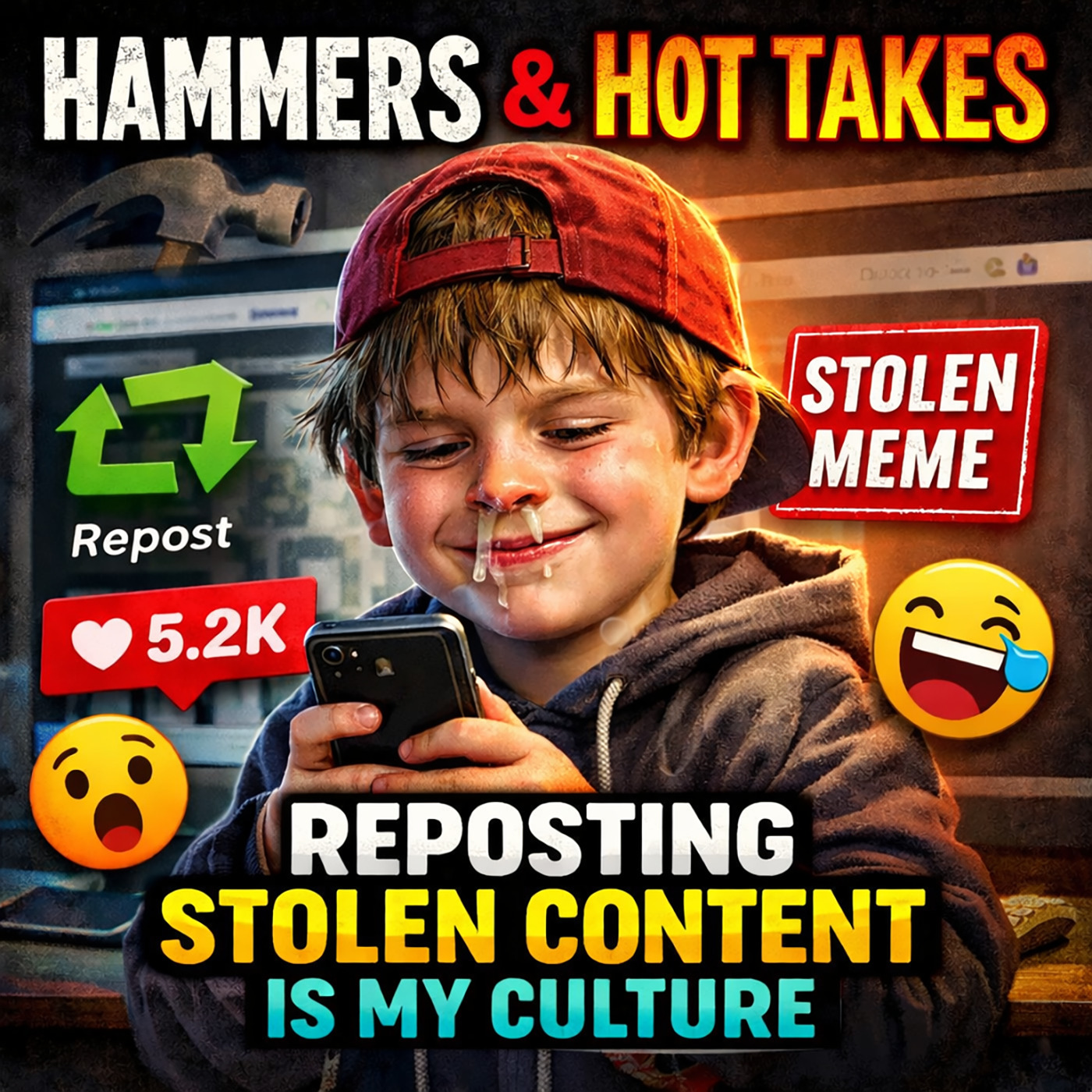 Reposting Stolen Content is my Culture episode artwork