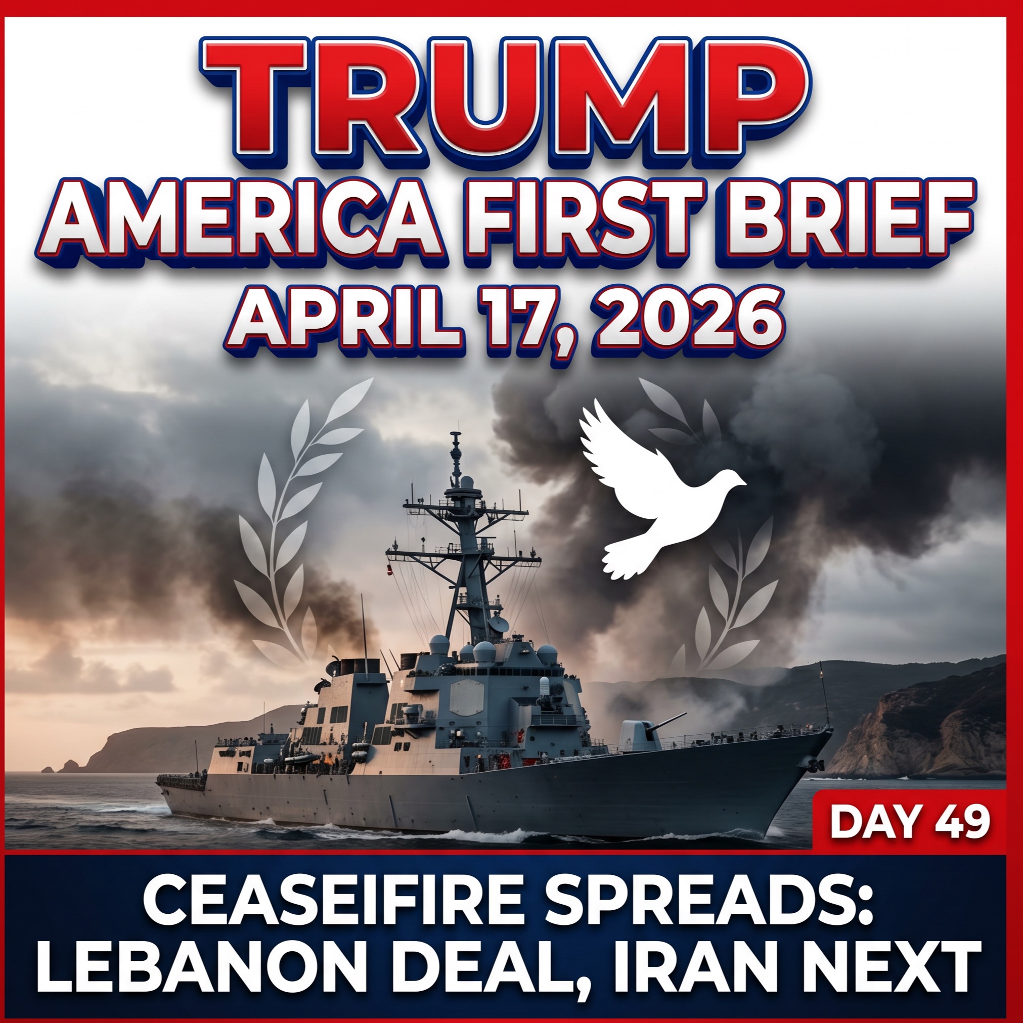 Friday, April 17th 2026: CEASEFIRE SPREADS: LEBANON DEAL, IRAN NEXT episode artwork