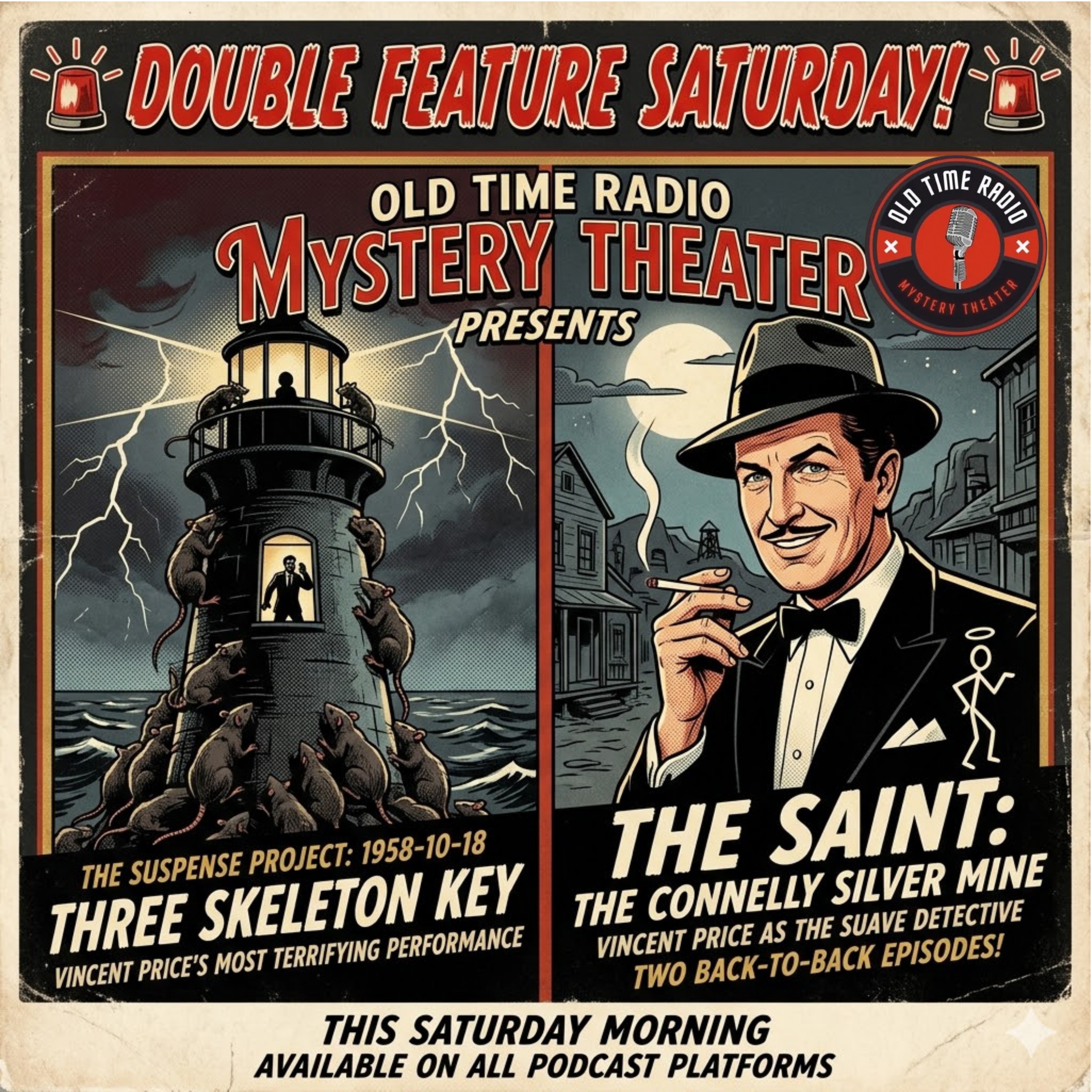 The Many Faces of Price: A Saturday Morning Double Feature - Old Time Radio Mystery Theater episode artwork