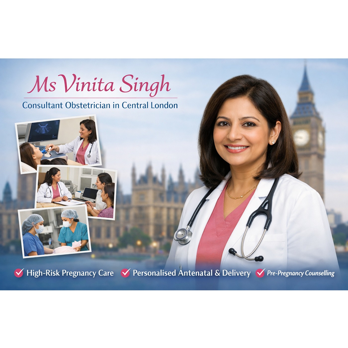 Consultant Obstetrician in Central London | Private Pregnancy Care : Ms Vinita Singh. episode artwork
