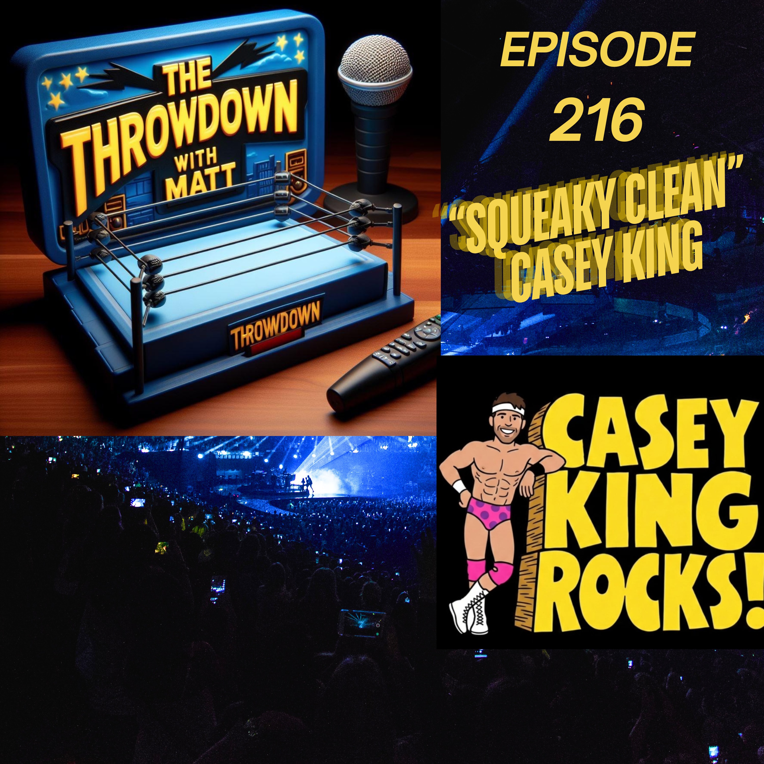 The Throwdown Episode 216: "Squeaky Clean" Casey King episode artwork