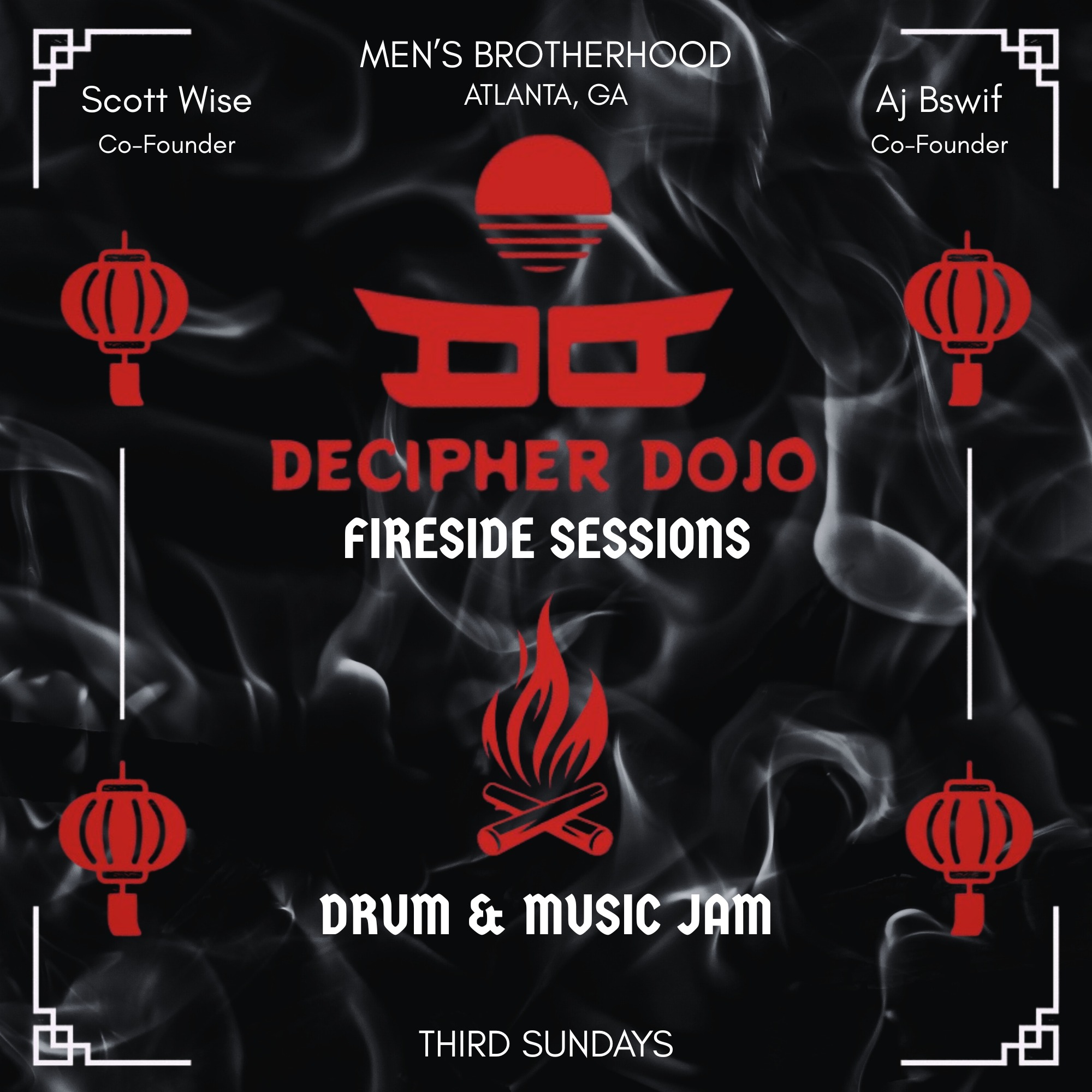2026.04.19 Decipher Dojo Fireside Sessions Drum & Music Jam episode artwork
