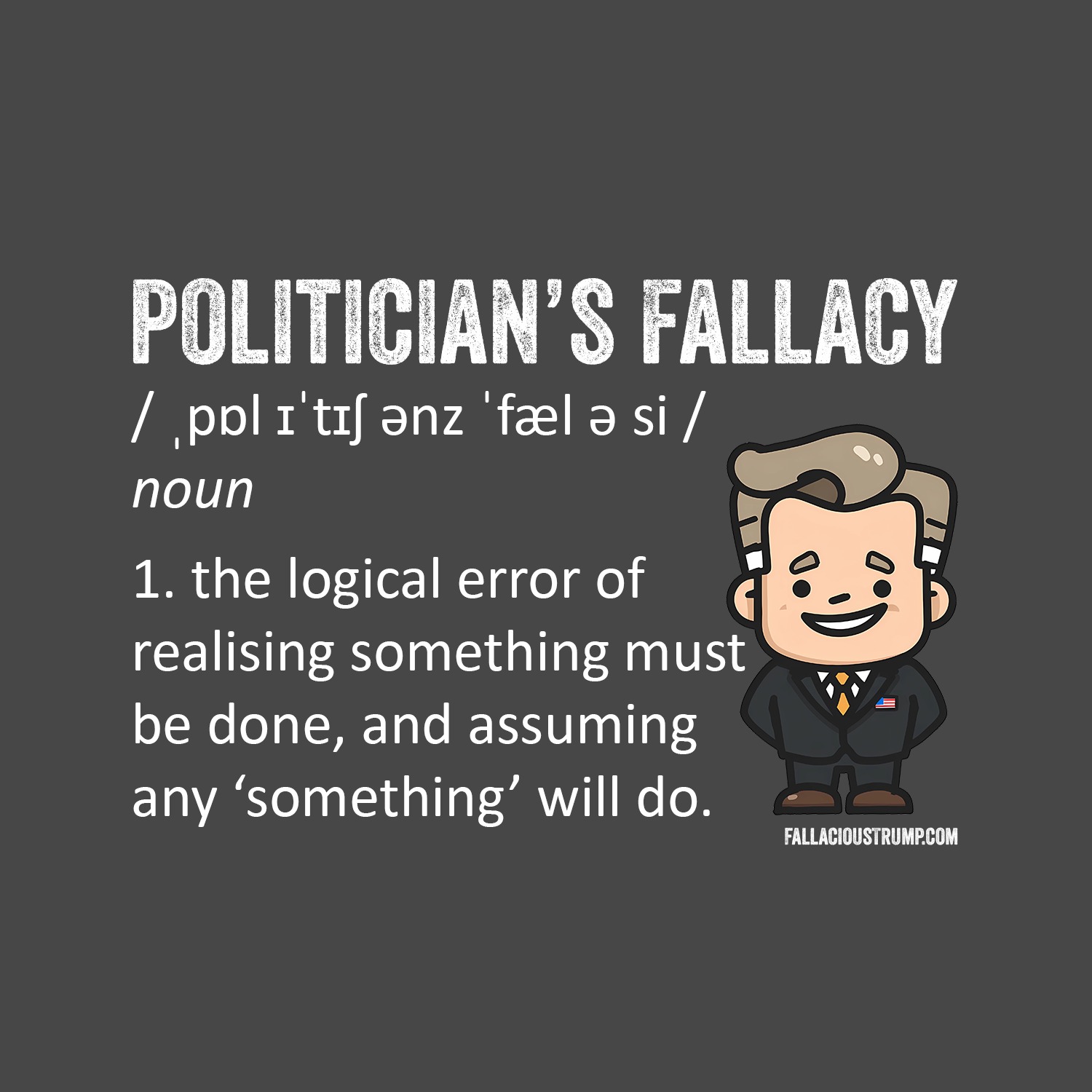 Politician's Fallacy episode artwork