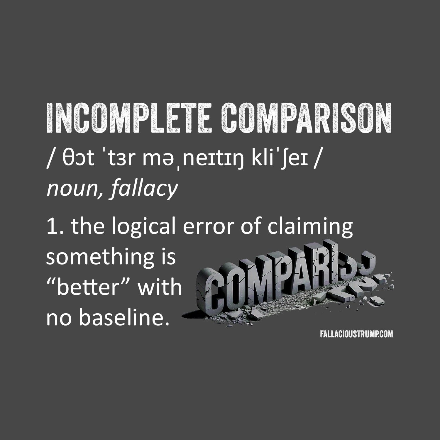 Fallacious Trump