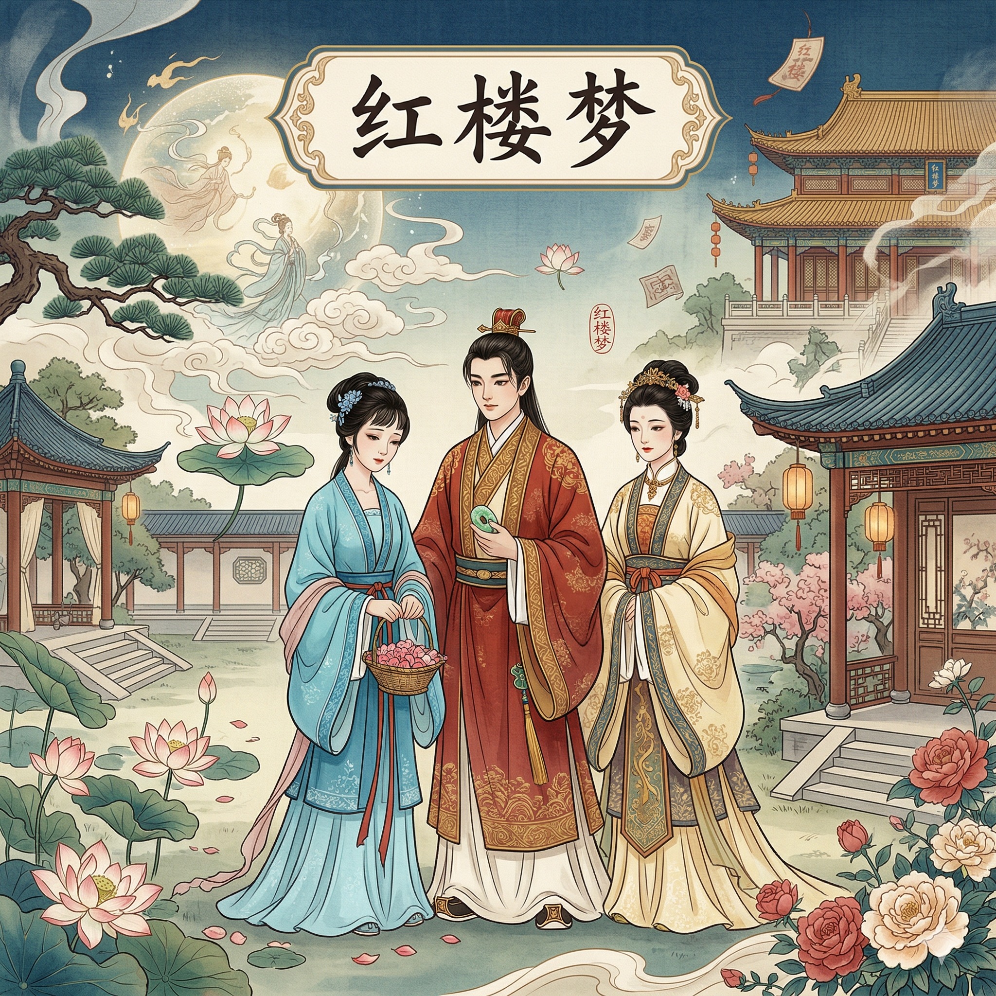 红楼梦 (Dream of the Red Chamber) cover