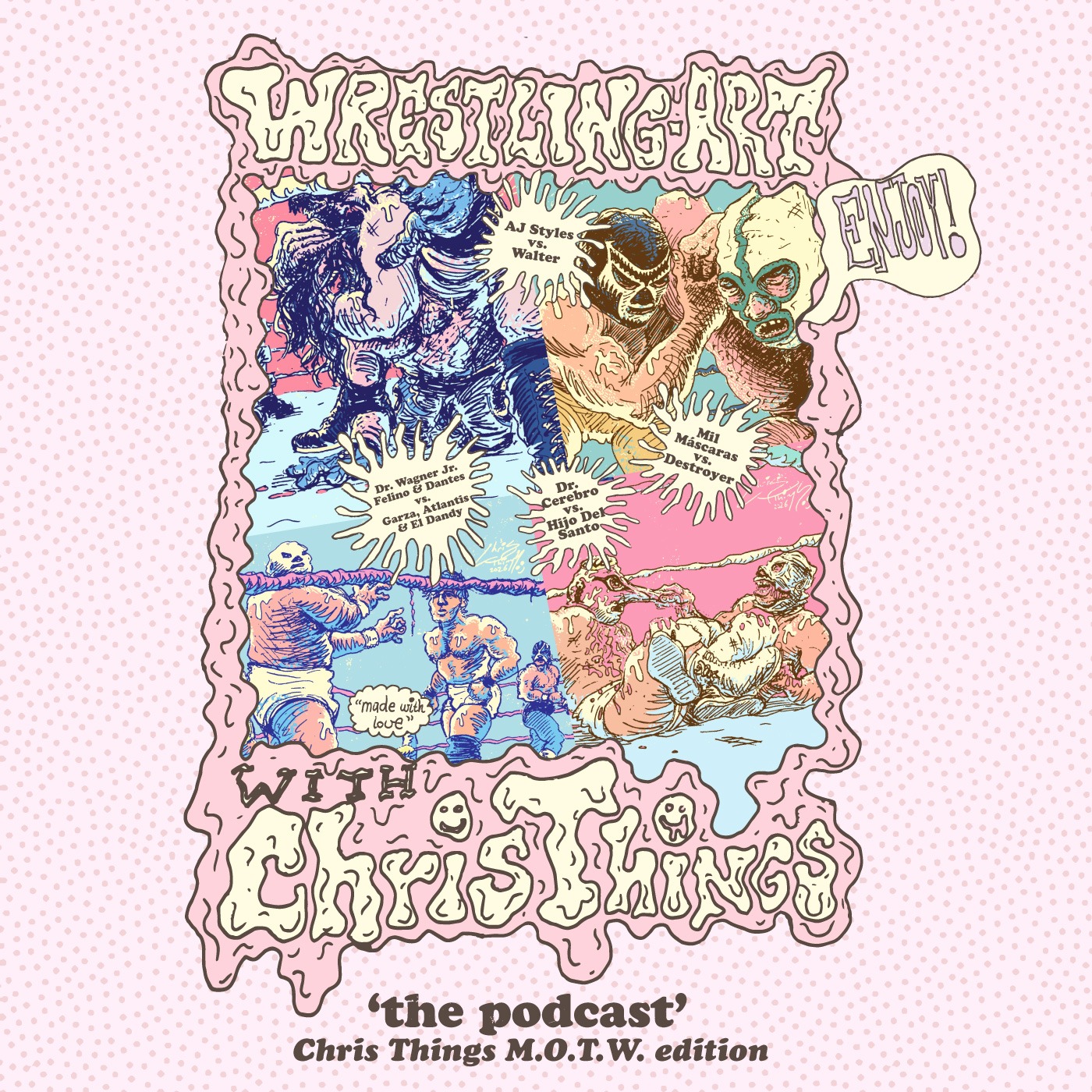 Wrestling Art with Chris Things