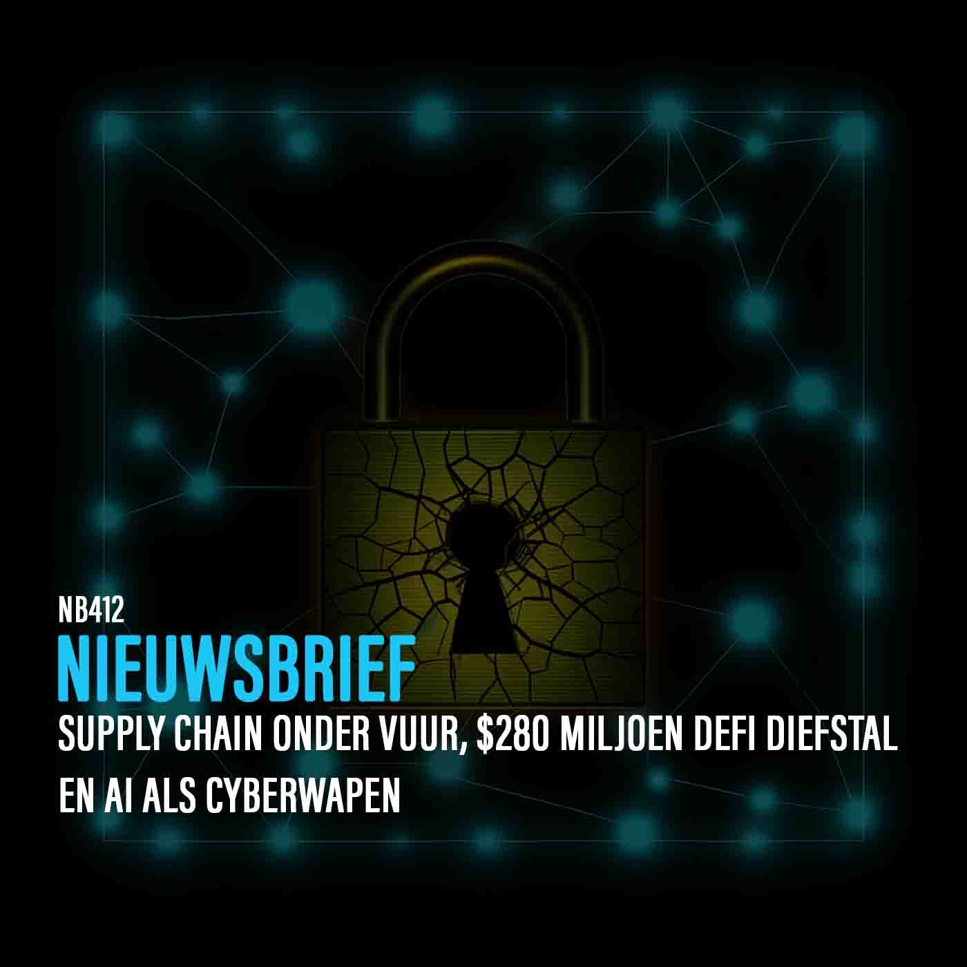 DE DISCUSSIE: NB412: SUPPLY CHAIN ONDER VUUR, $280 MILJOEN DEFI DIEFSTAL EN AI ALS CYBERWAPEN episode artwork