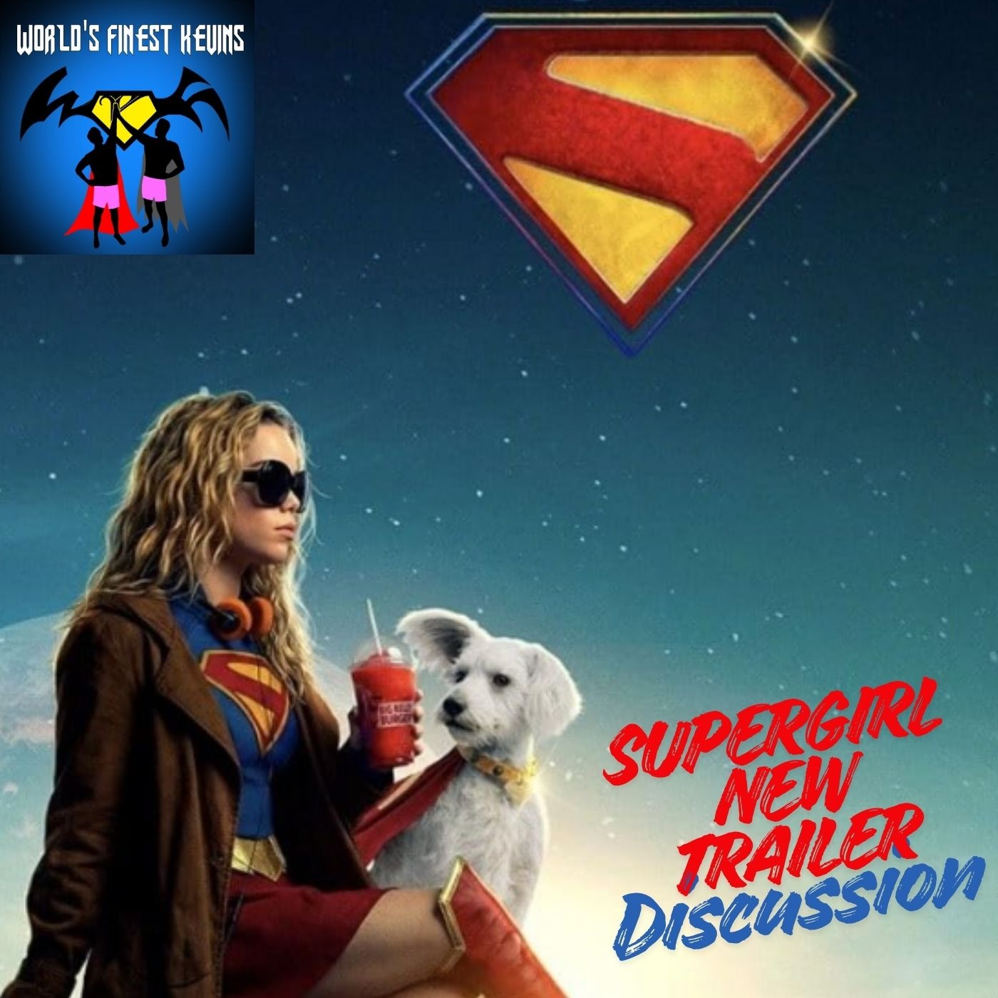 New Supergirl Trailer, The Drama Press tour, and a Krypto vs Grogu Cuteness | World's Finest Kevins Podcast Face-Off episode artwork