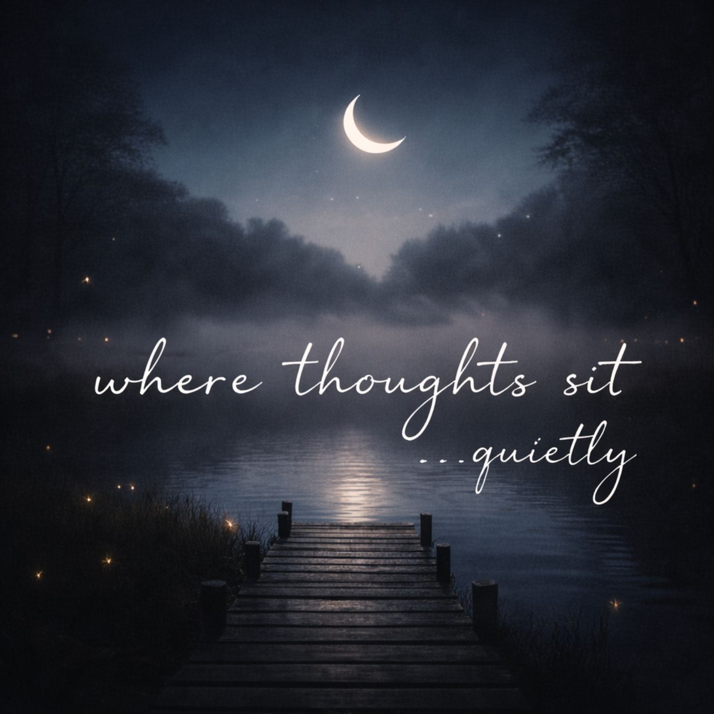 where thoughts sit...quietly.