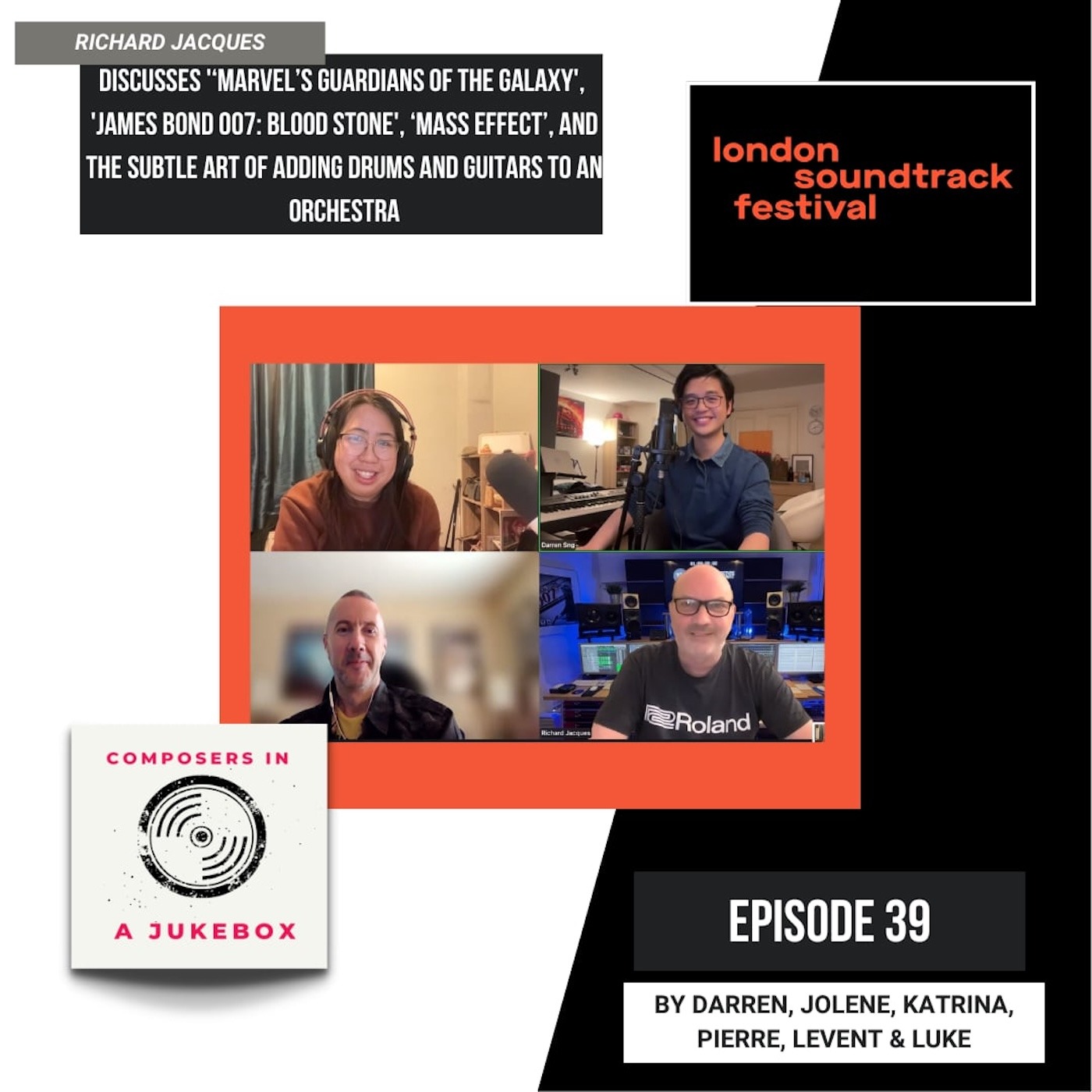 Richard Jacques Discusses 'Marvel's Guardians Of The Galaxy Video Game', 'James Bond 007: Blood Stone', 'Mass Effect', And The Subtle Art Of Adding Drums And Guitars To An Orchestra (In Collaboration With London Soundtrack Festival)