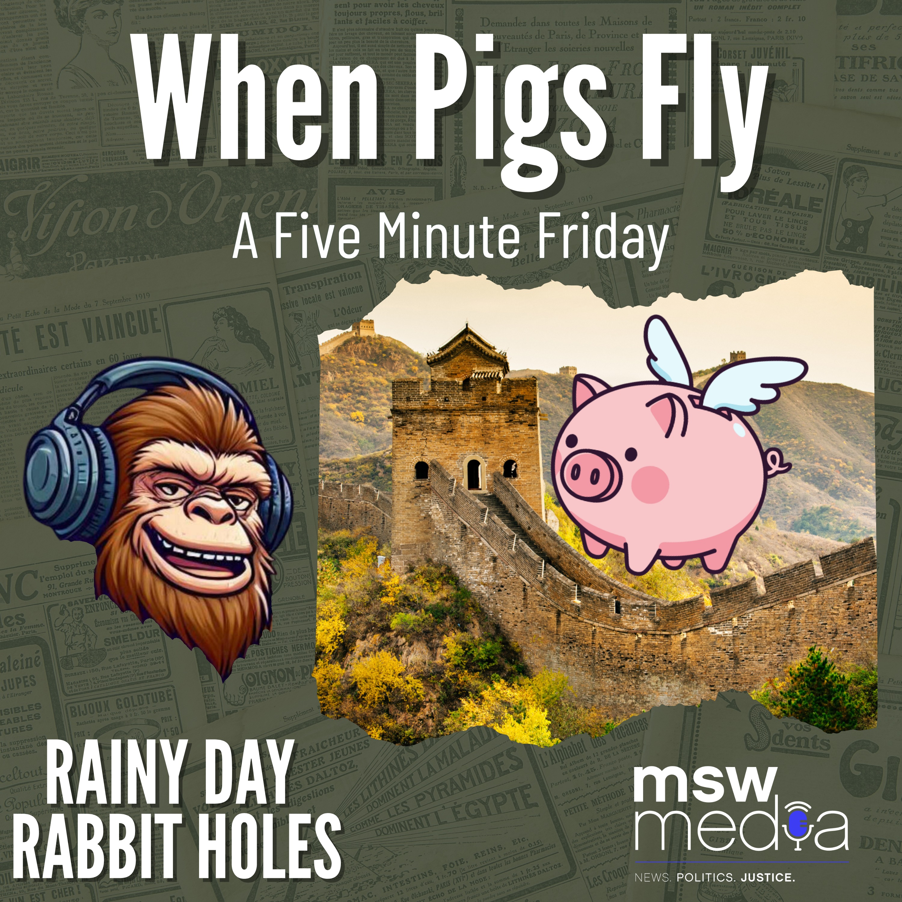 5 Minute Friday: When Pigs Fly