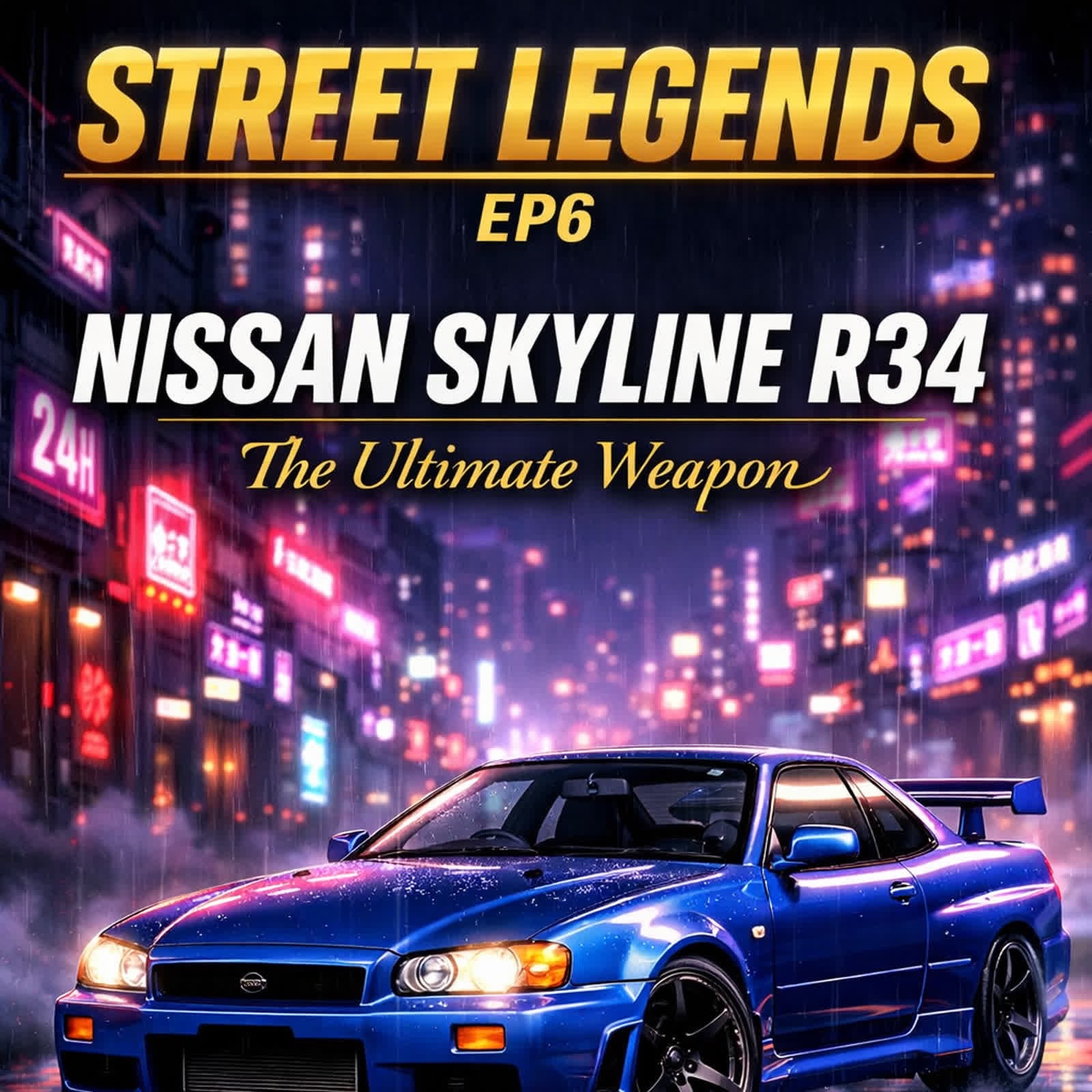 Ep6: Nissan Skyline R34 GT-R – The Ultimate Weapon episode artwork