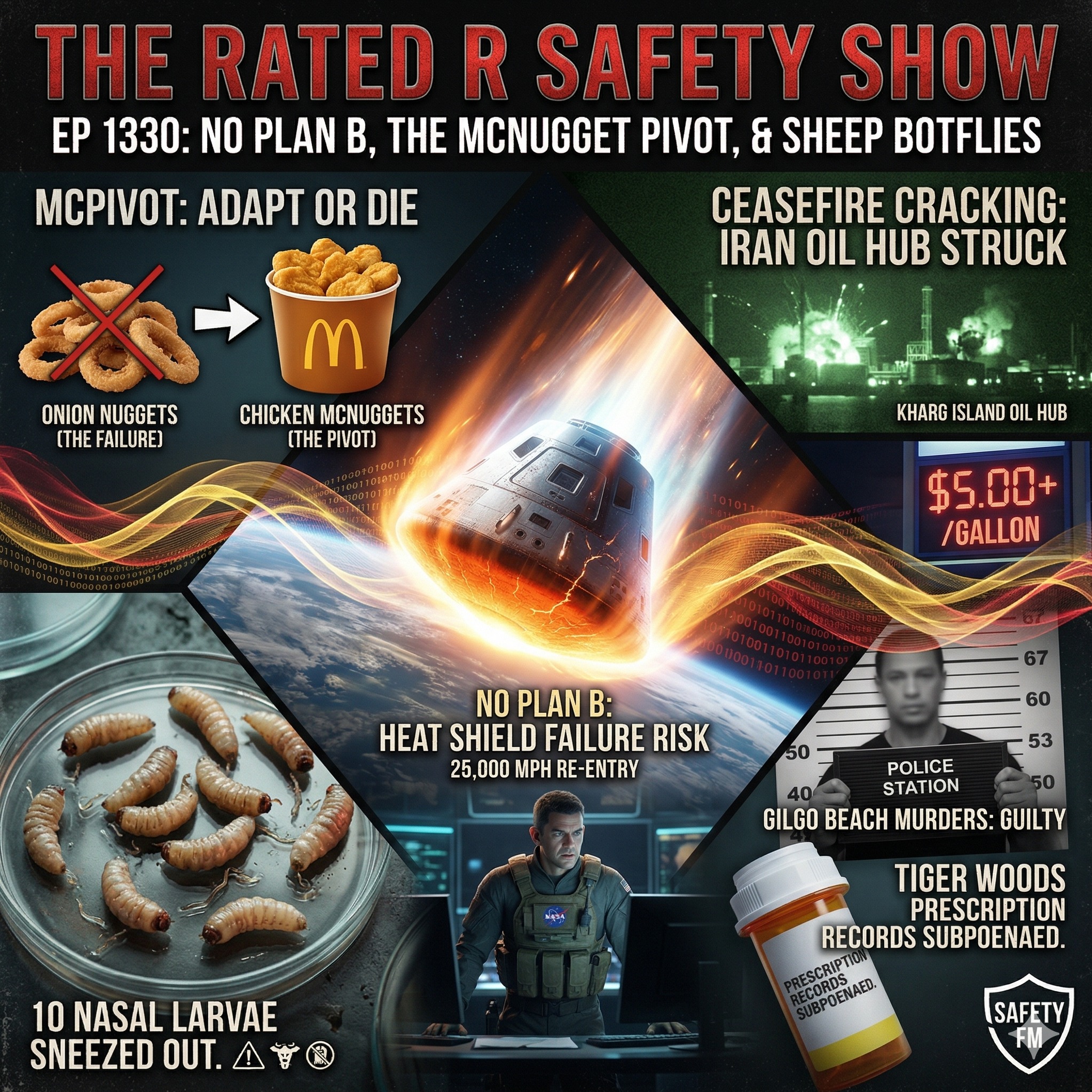 EP 1330: The McDonald's Pivot, No Plan B for Artemis, & Sheep Botflies