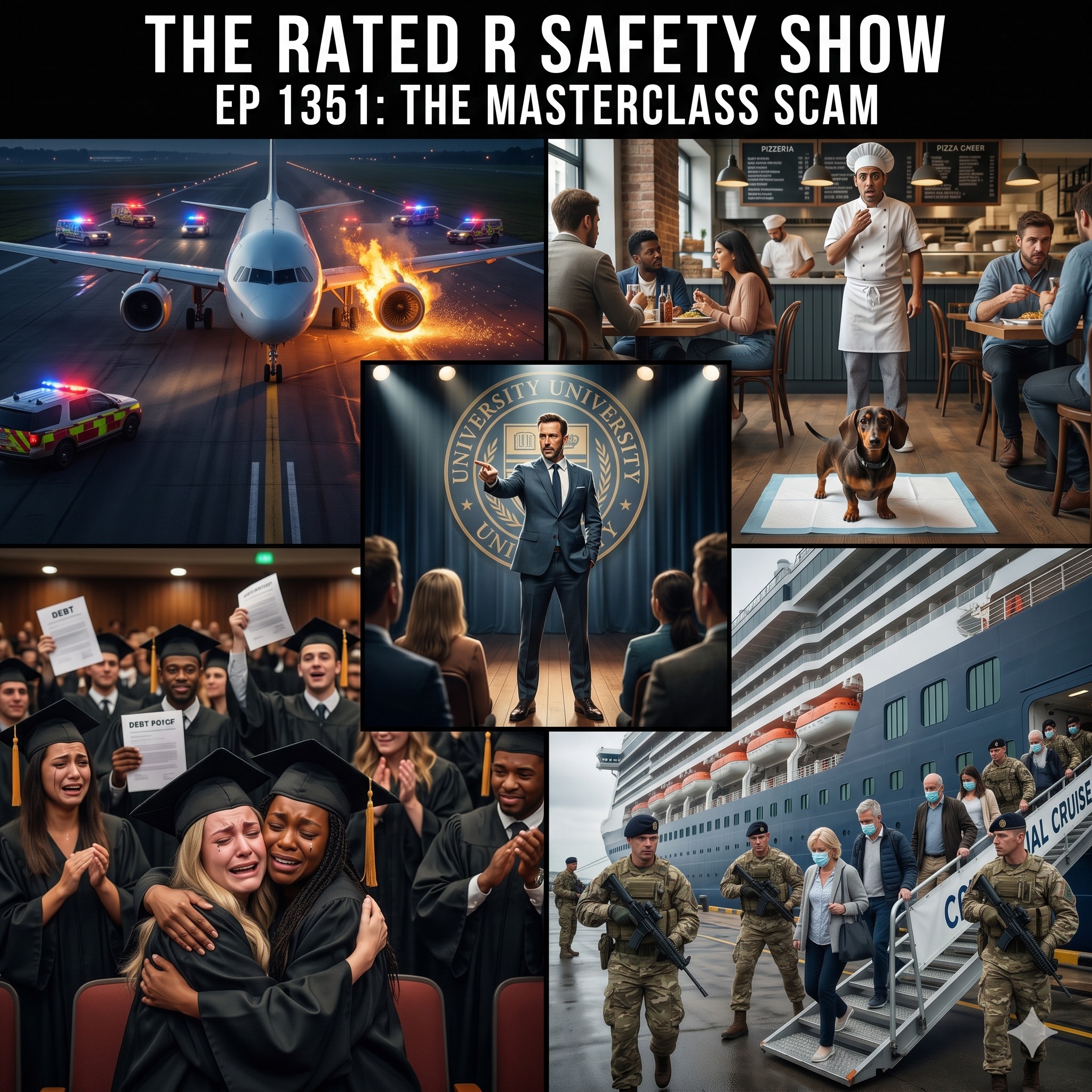 EP 1351: The "Masterclass" Scam, Ramsay's Restaurant Mess, & A Runway Tragedy