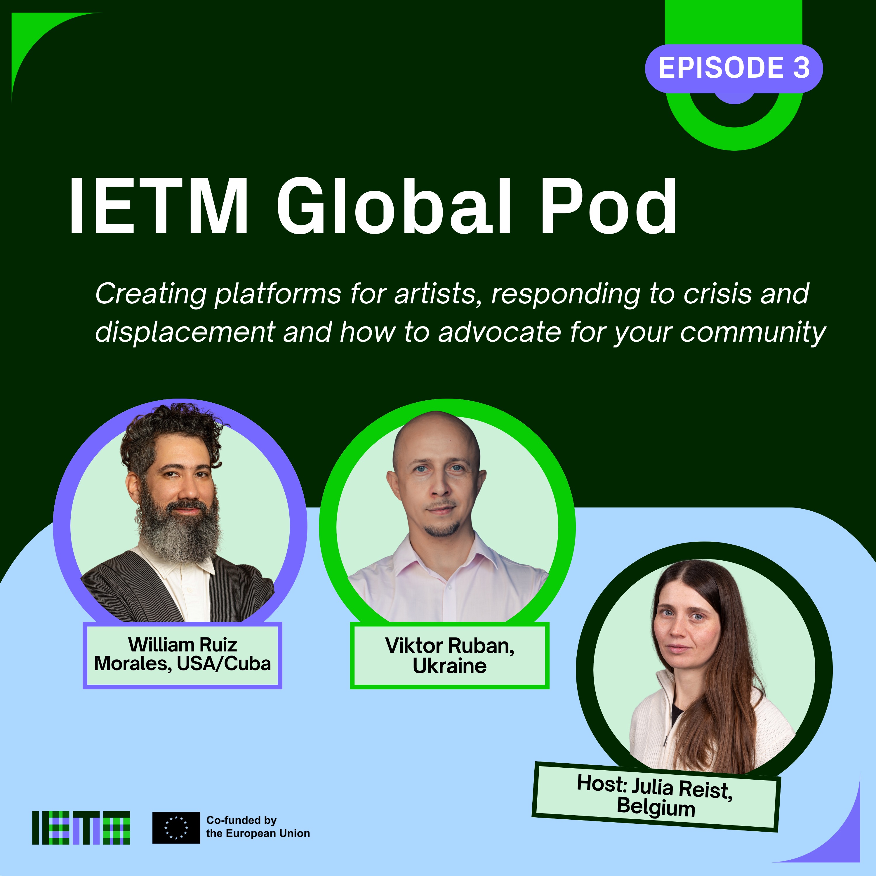 Creating platforms for artists, responding to crisis and displacement and how to advocate for your community. episode artwork