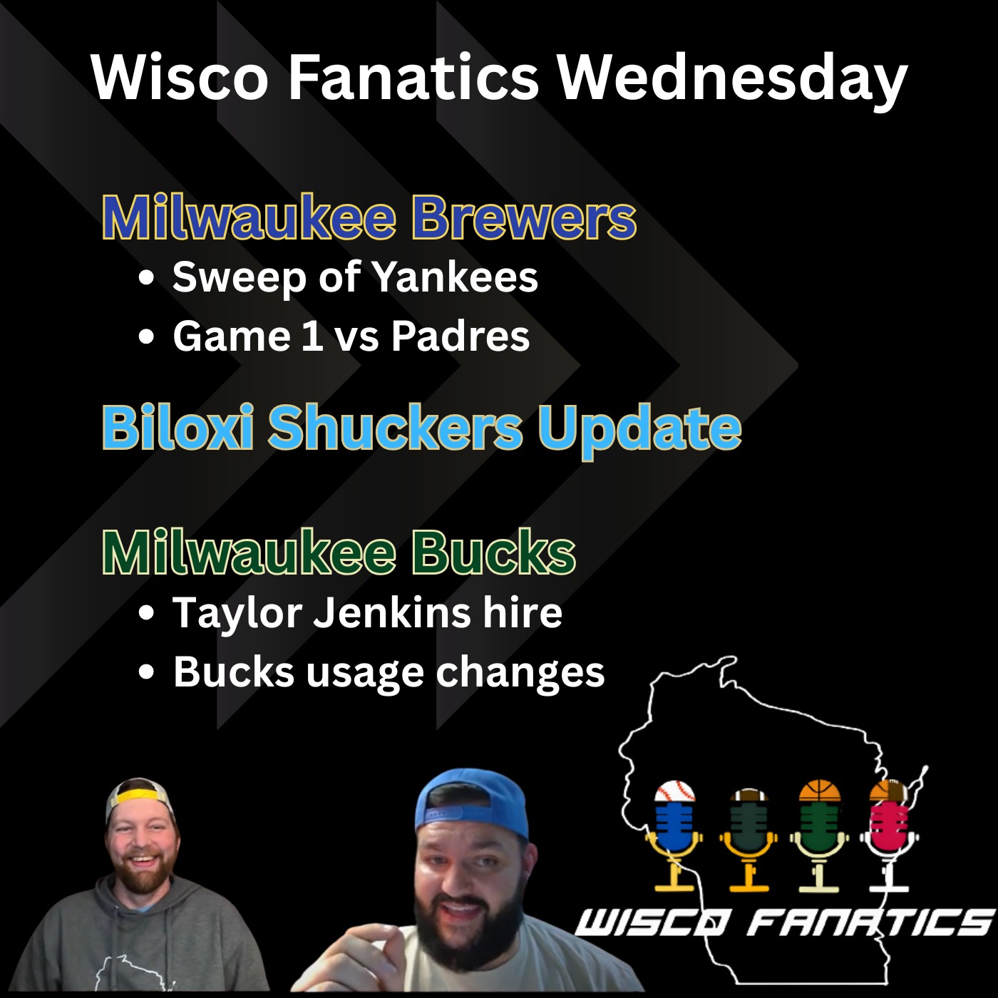 Brewers sweep Yanks, AA update, Bucks hire Taylor Jenkins episode artwork
