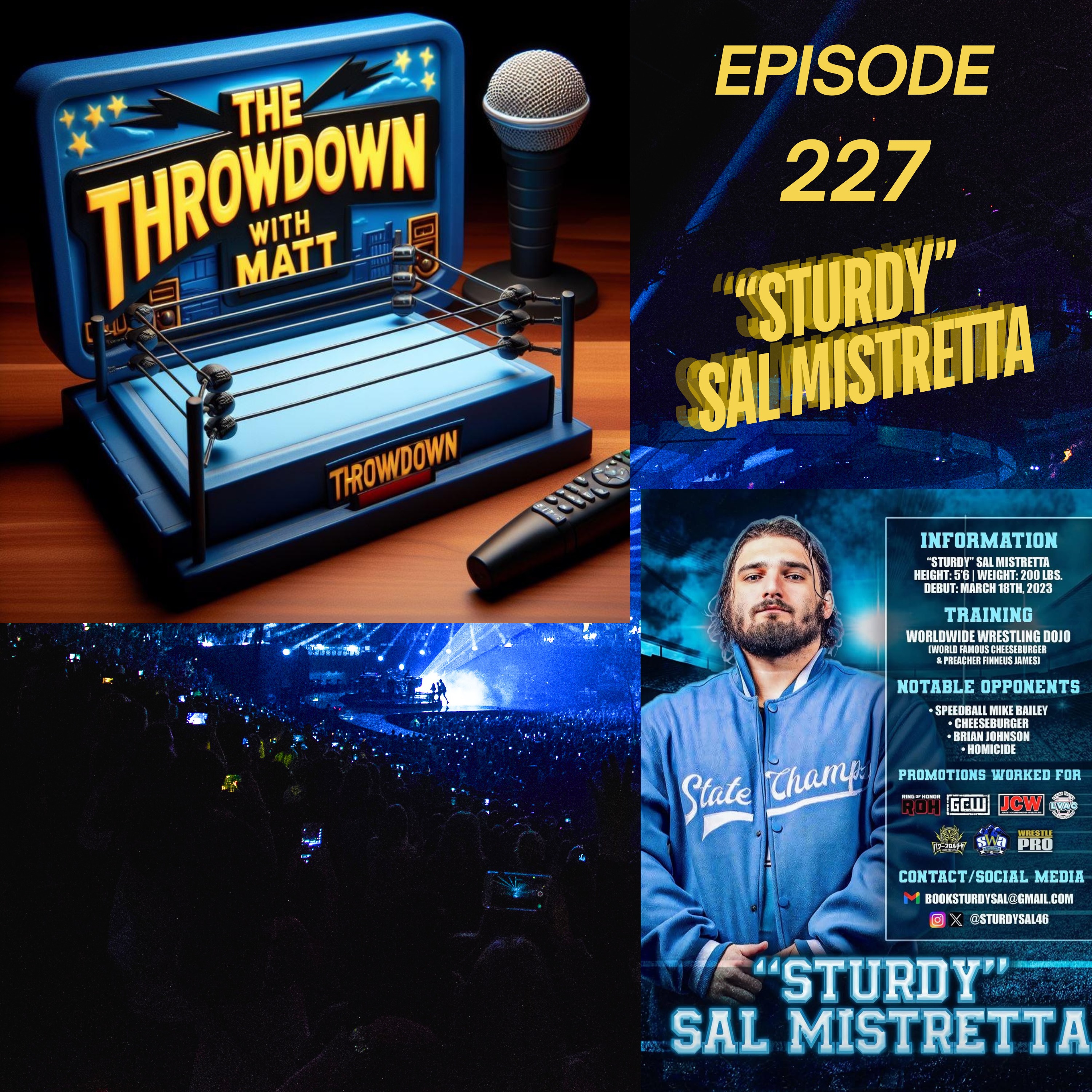 The Throwdown Episode 227: "Sturdy" Sal Mistretta episode artwork