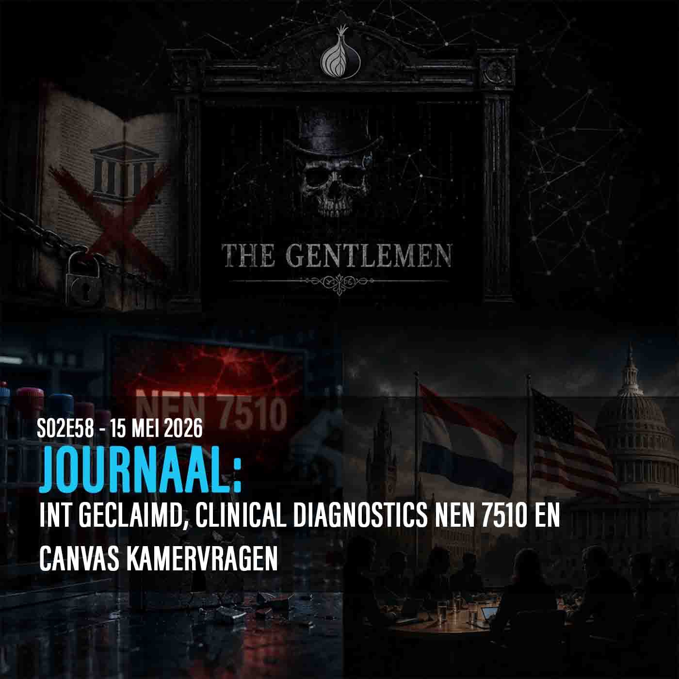 HET JOURNAAL: THE GENTLEMEN CLAIMT INT, CLINICAL DIAGNOSTICS NEN 7510 EN CANVAS KAMERVRAGEN episode artwork