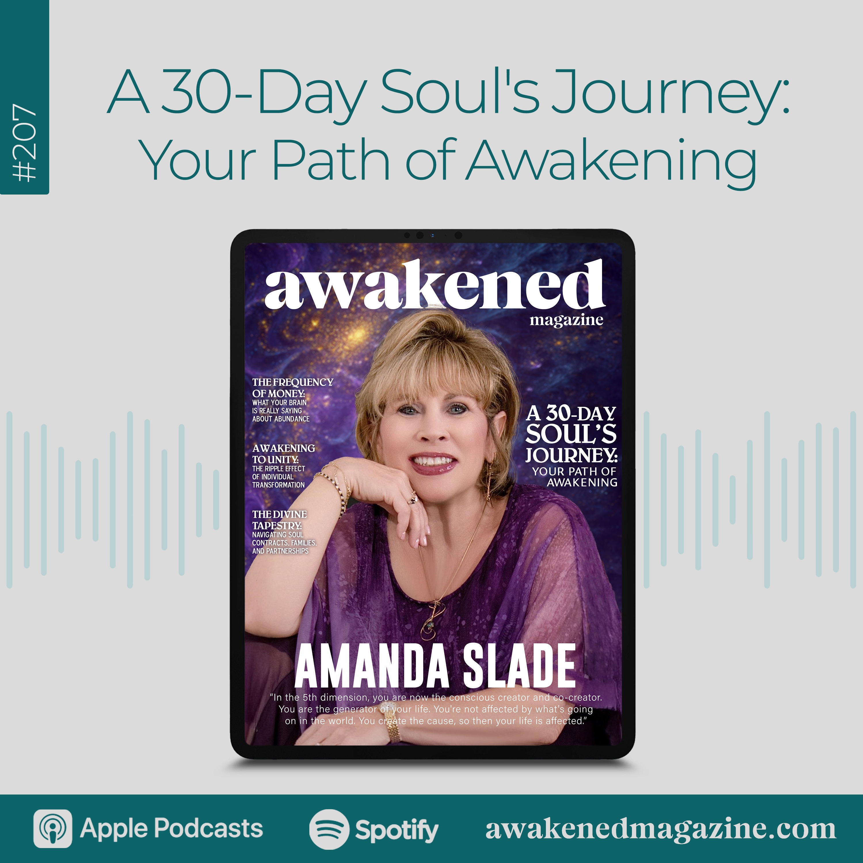 A 30-Day Soul's Journey: Your Path of Awakening - Amanda Slade episode artwork