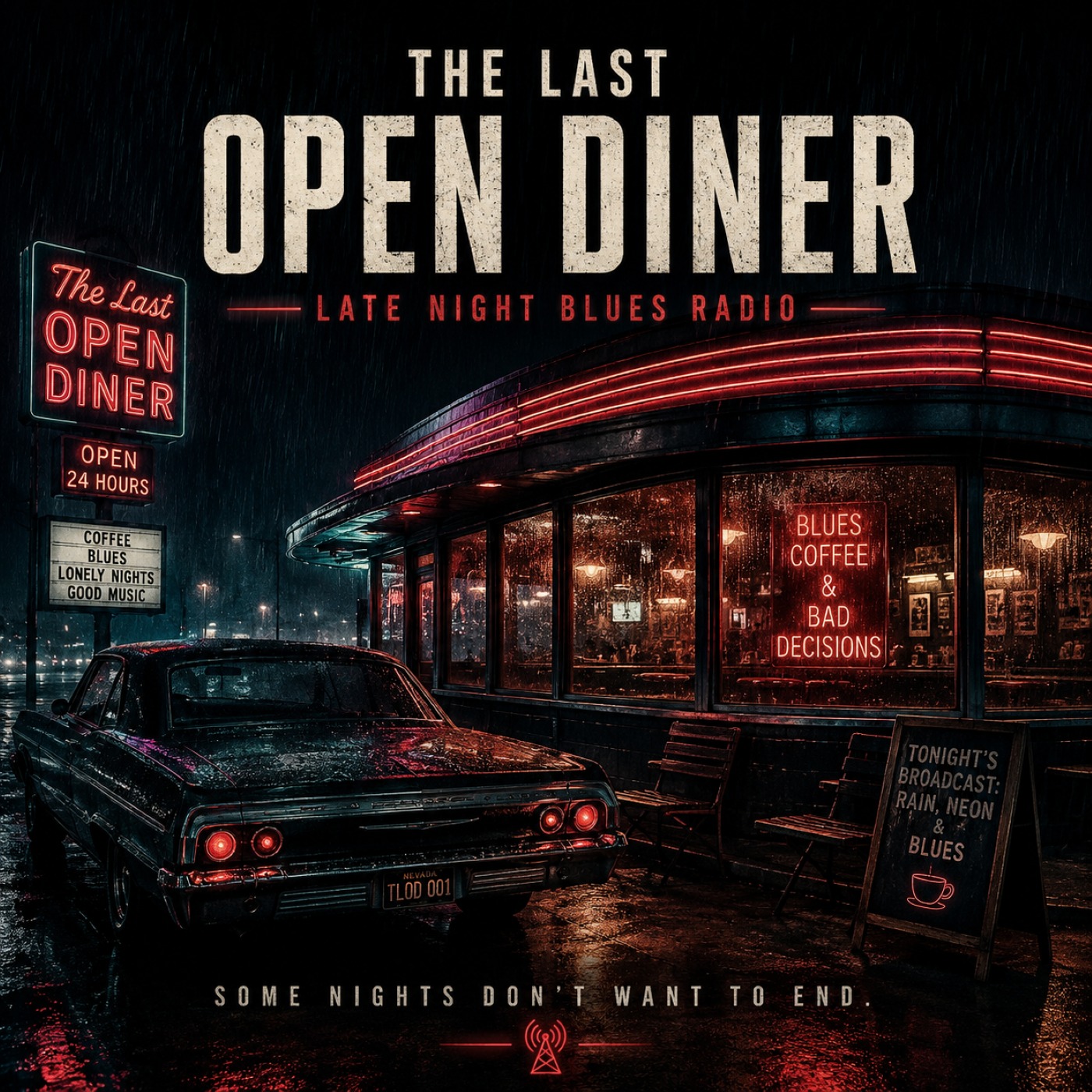 Midnight Transmission #1 | Rain, Neon & Blues at The Last Open Diner episode artwork