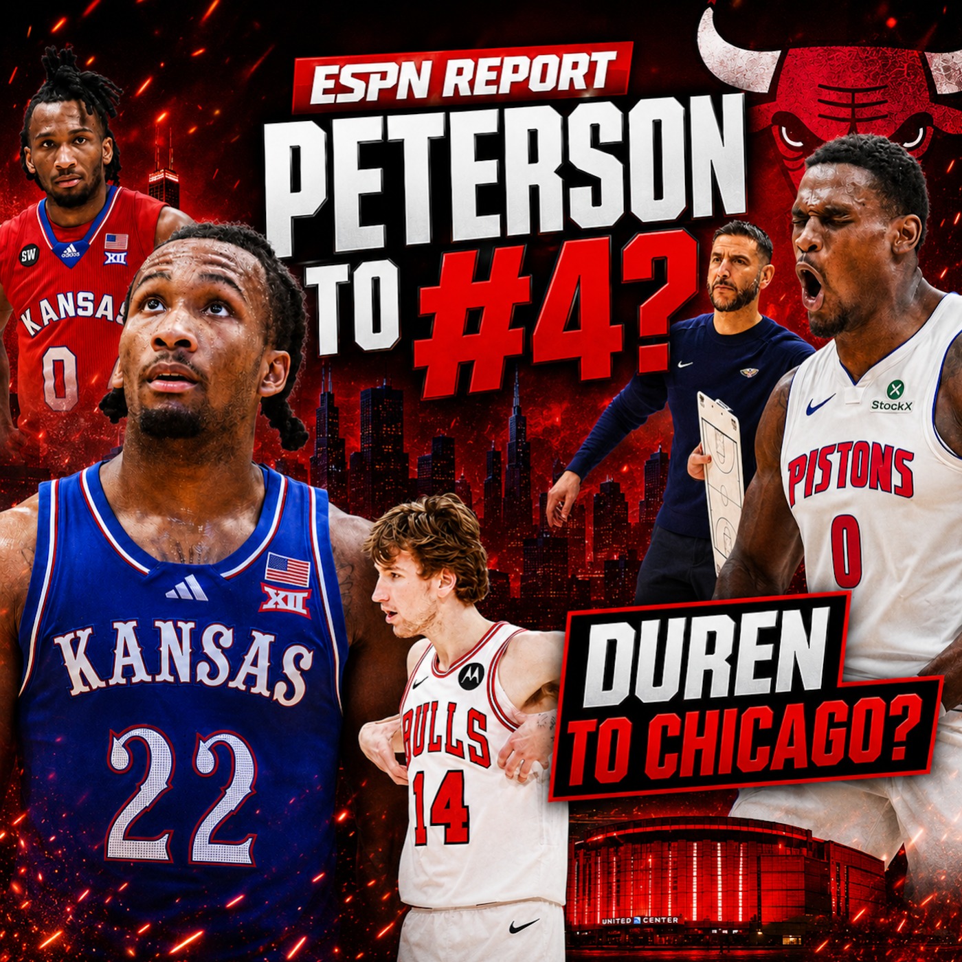 Could Darryn Peterson REALLY Fall To The Bulls At #4?!