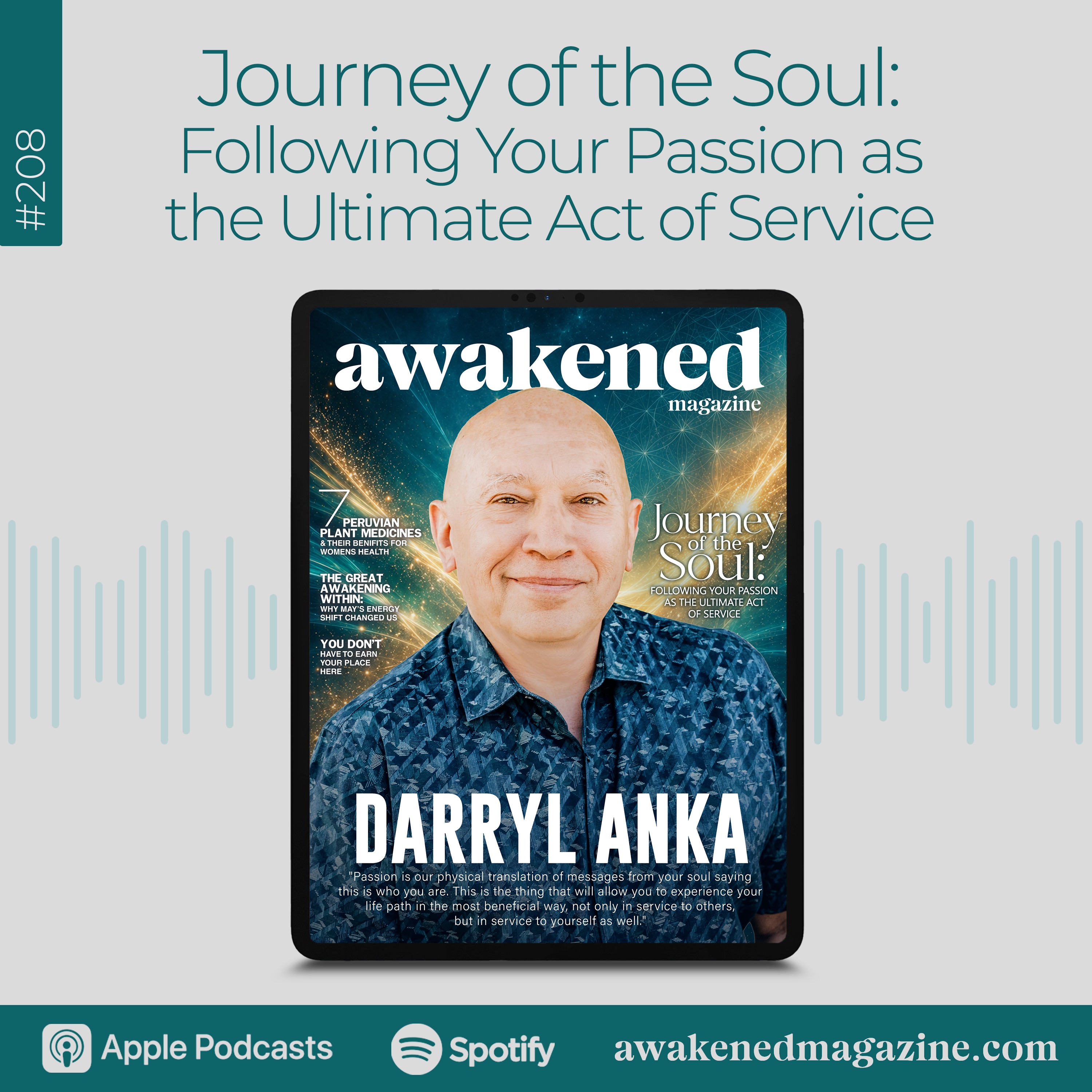 Journey of the Soul: Following Your Passion as the Ultimate Act of Service - Darryl Anka episode artwork