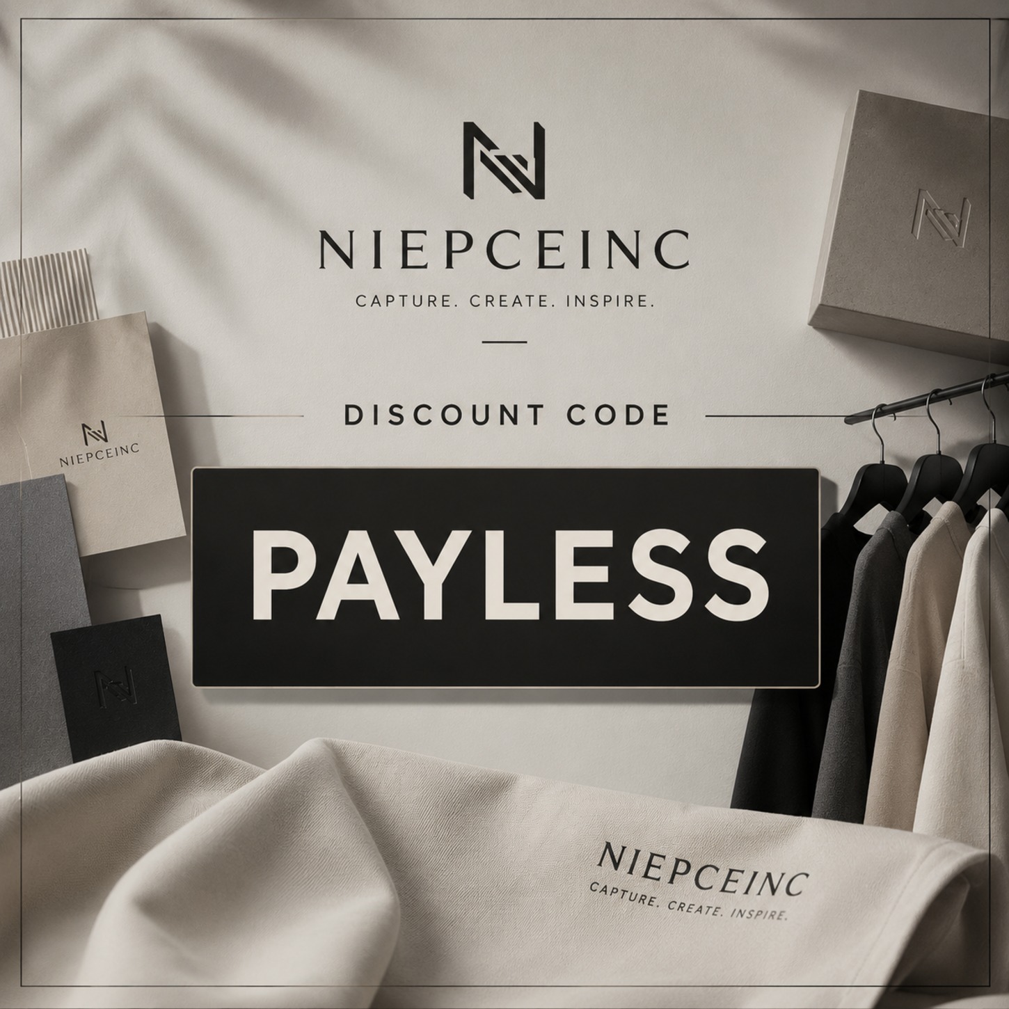 Niepceinc Discount Code “PAYLESS”