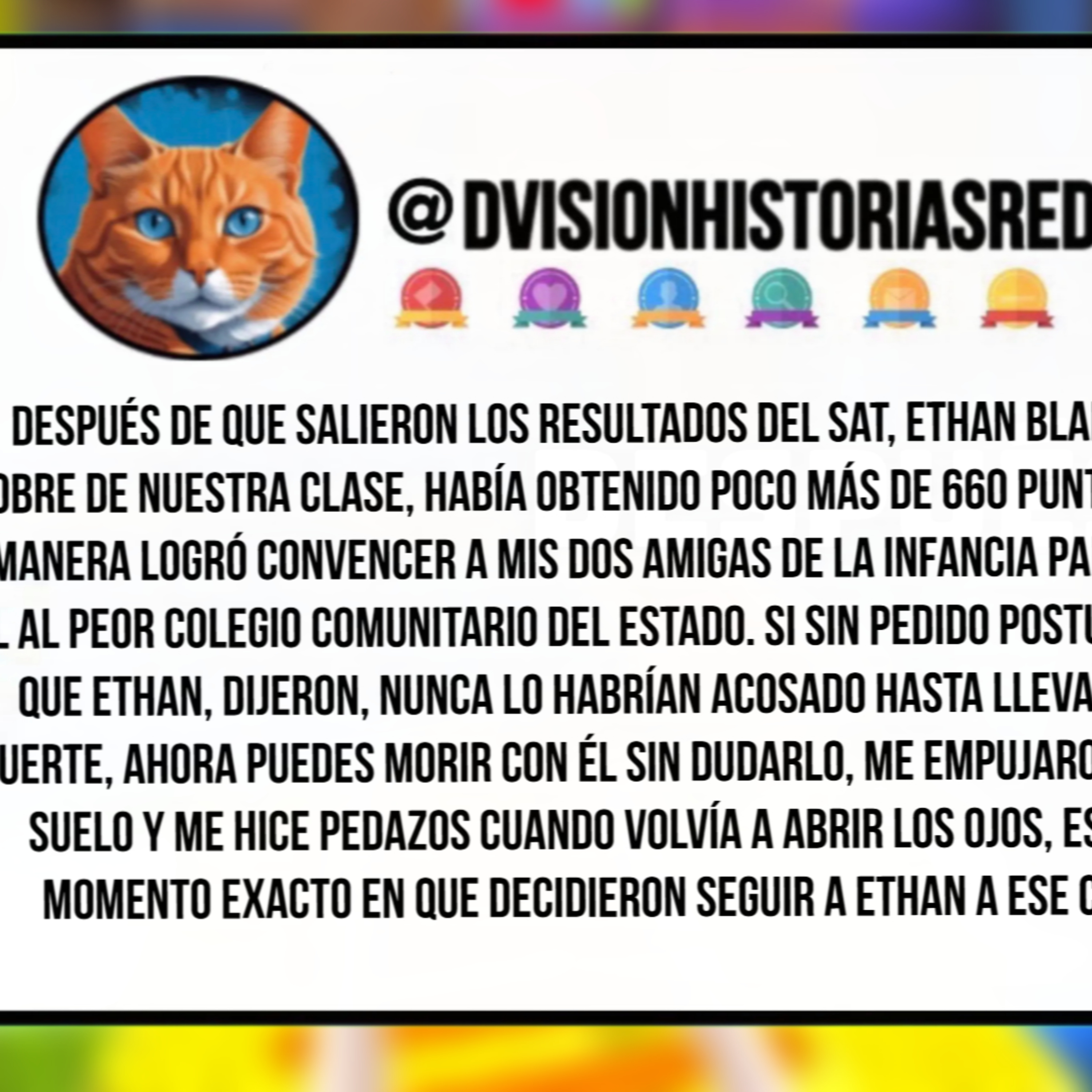 Después De Que Salieron Los Resultados Del Sat, Ethan Blake, El Estudiante Más Pobre De Nuestra Clase, Había Obtenido Poco Más De 660 Puntos. Y Aun Así, De Alguna Manera Logró Convencer A Mis Dos... episode artwork