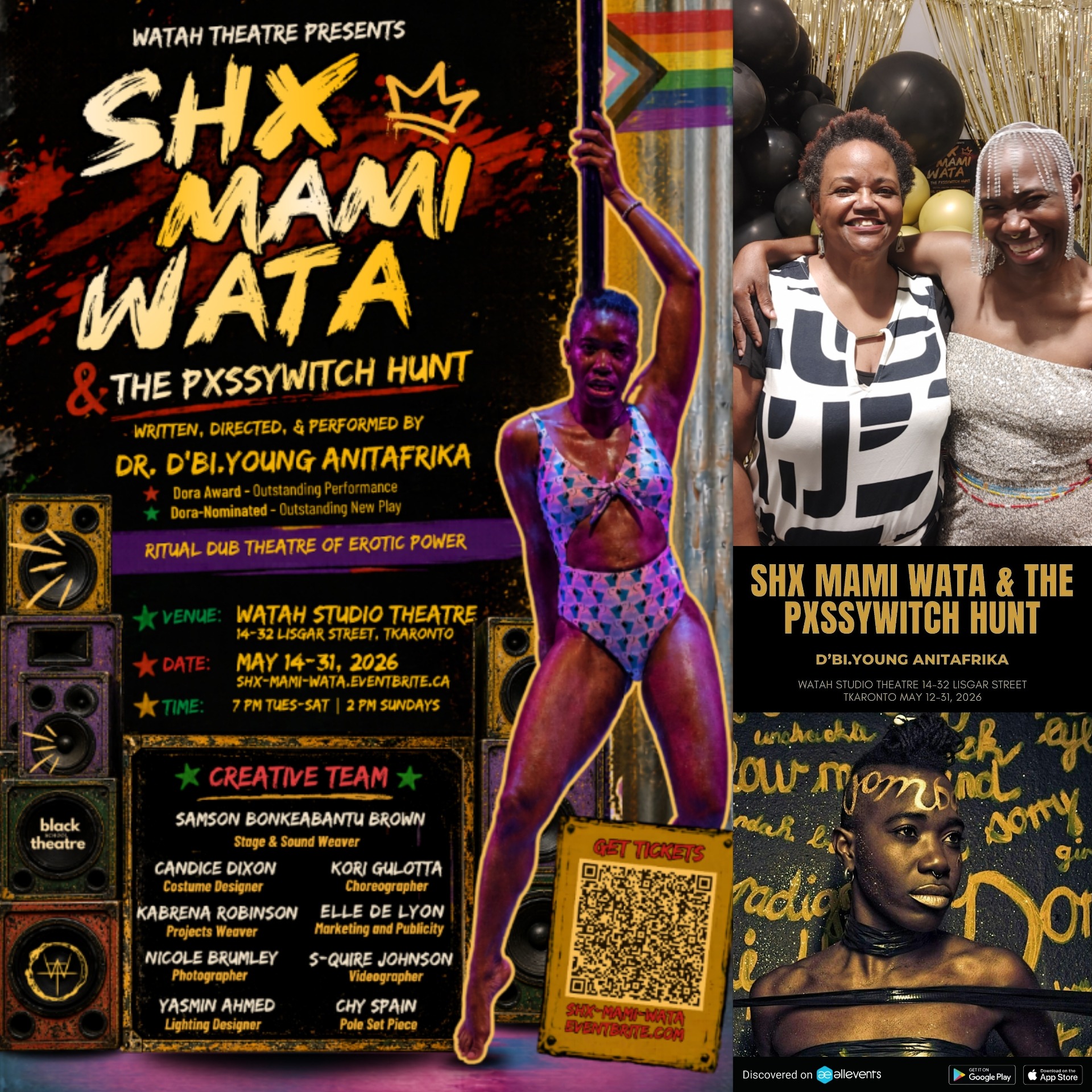 tmtm 24 may 2026 Guest: d'bi.young anitafrika re: shx mami wata & the pxssywitch hunt episode artwork