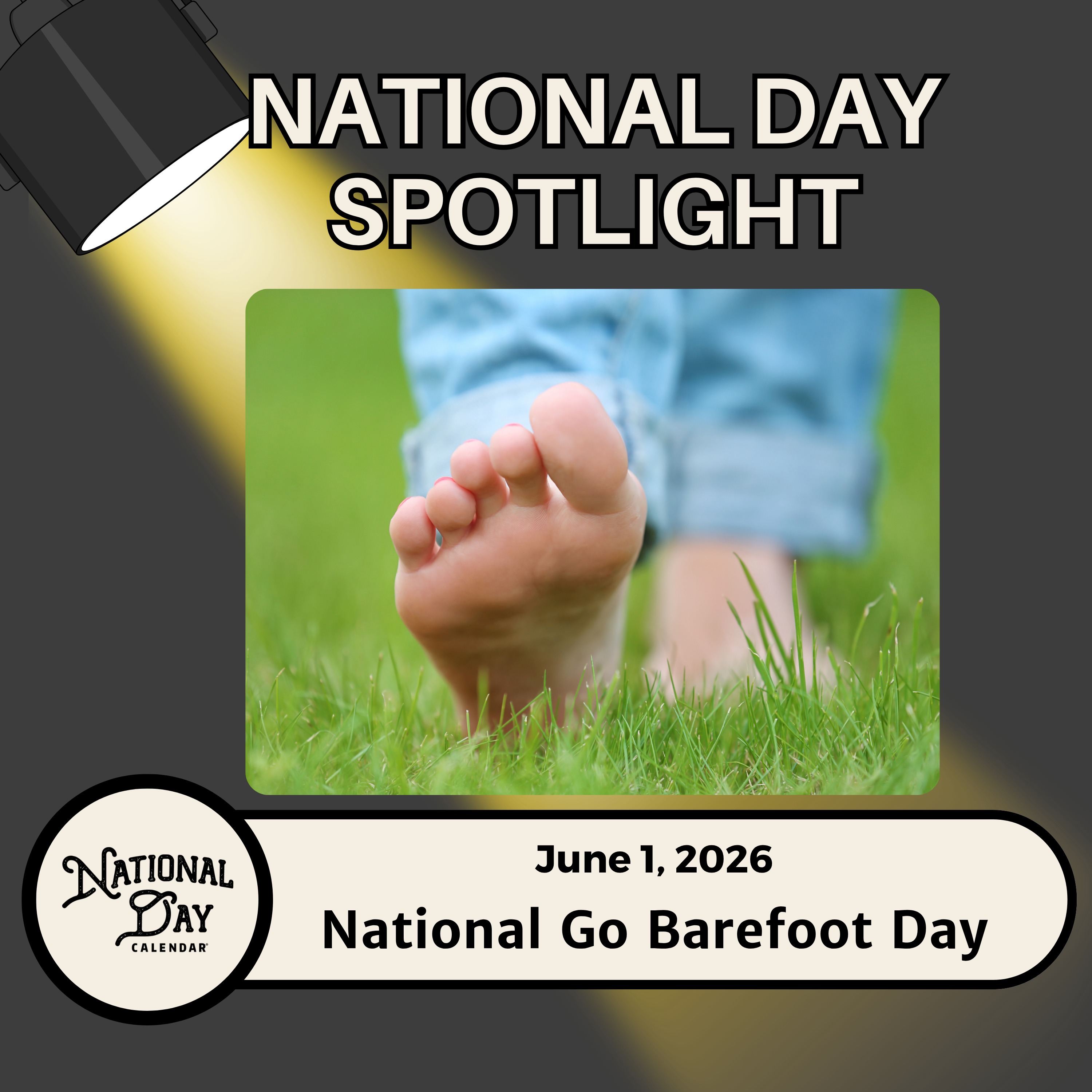 National Go Barefoot Day