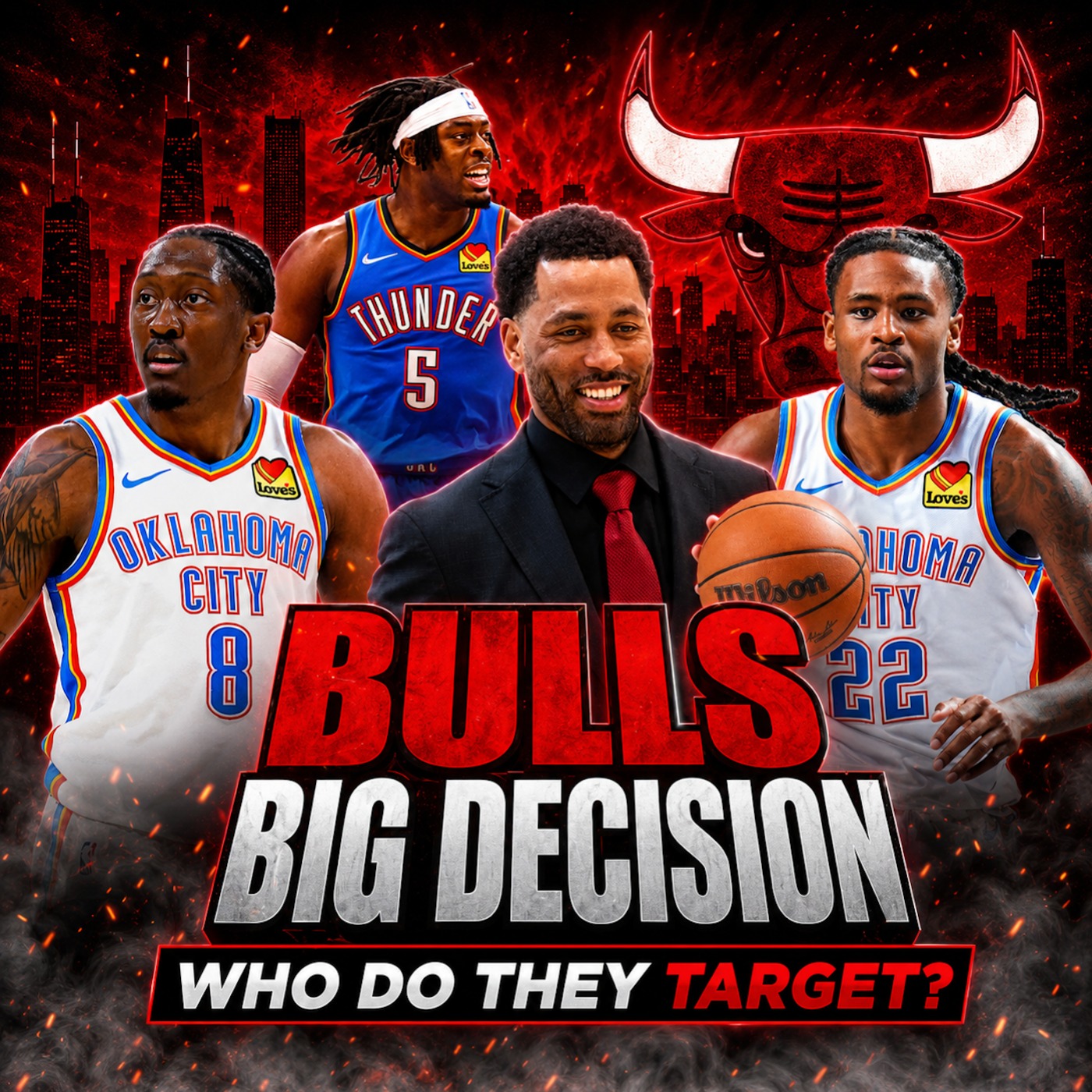 Bulls Could STEAL From OKC’s Cap Problem | Cason Wallace, Draft Trade Rumors & Top 4 Pick Debate