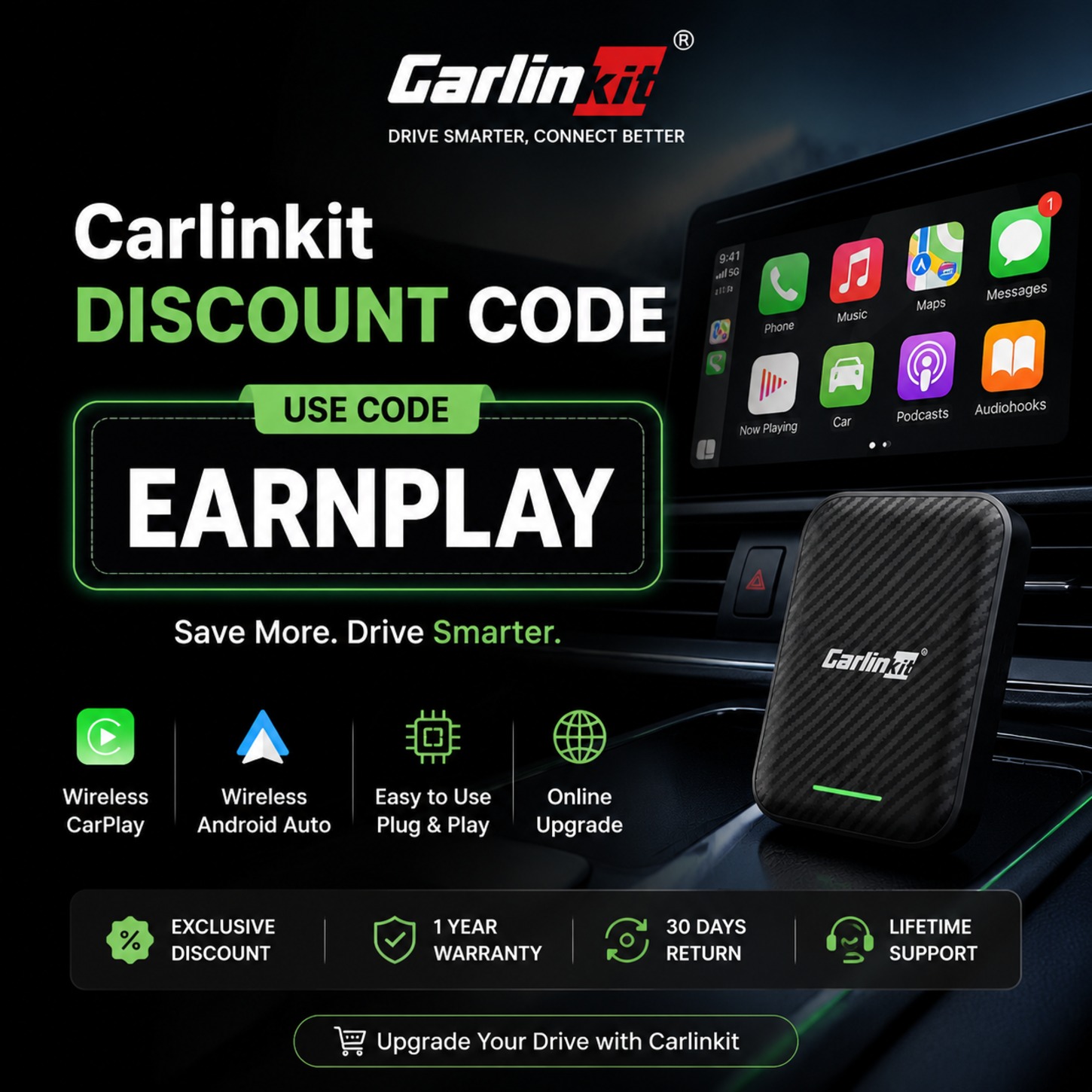 Carlinkit Coupon Code “EARNPLAY”