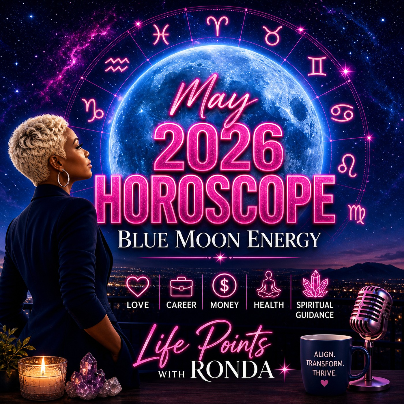 May 2026 Horoscope for All Zodiac Signs | Blue Moon Energy, Love, Money & Life Predictions