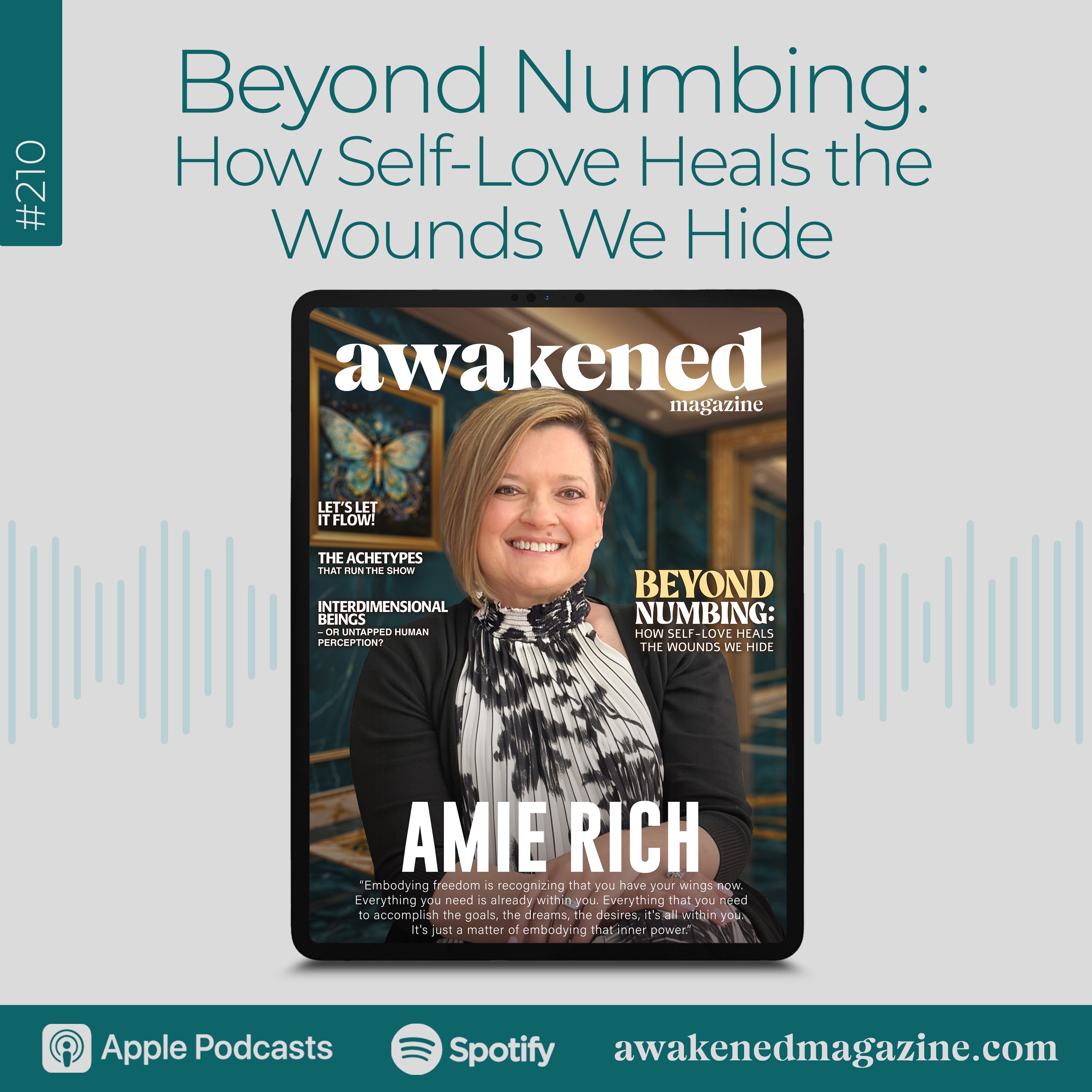 Beyond Numbing: How Self-Love Heals the Wounds We Hide – Amie Rich episode artwork