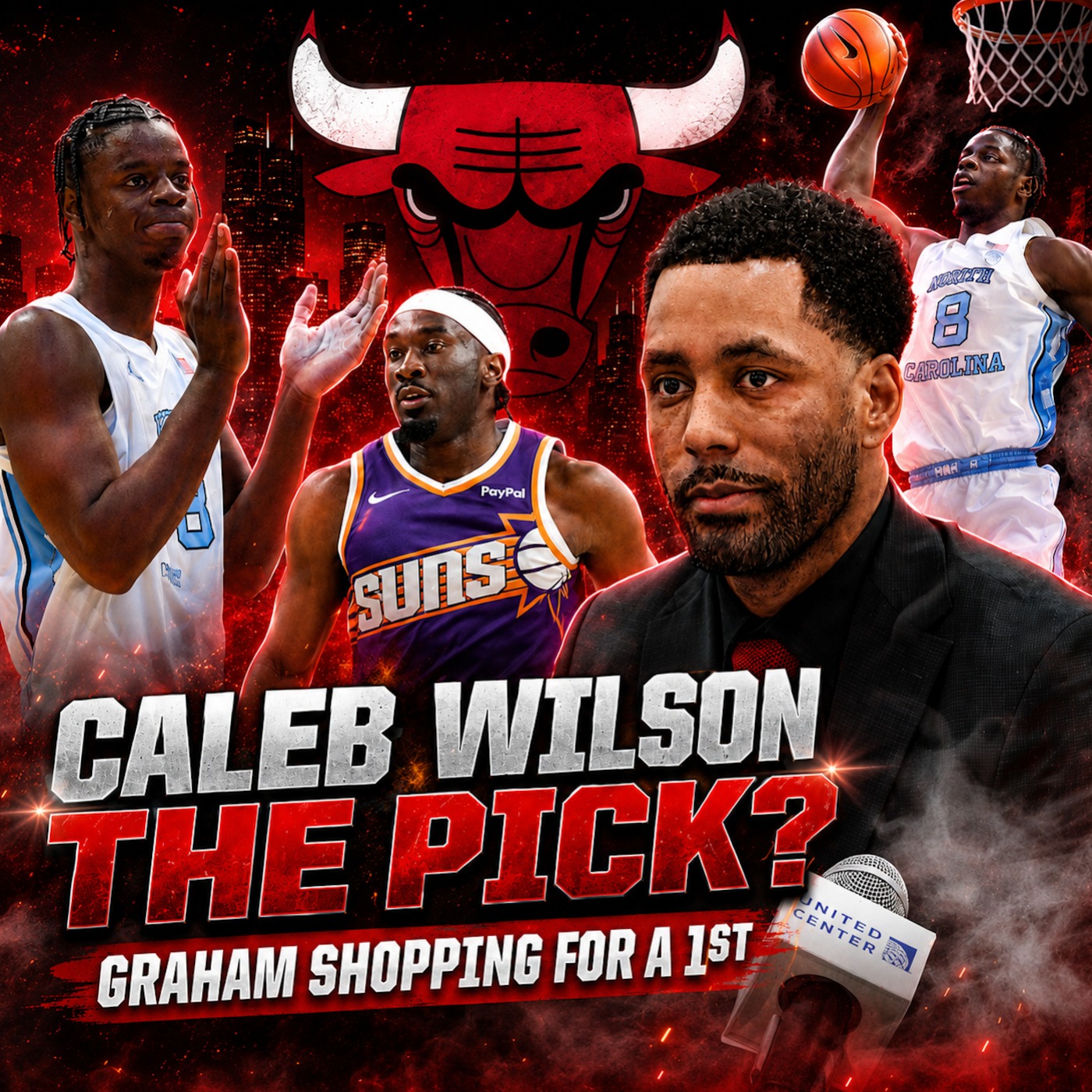 Caleb Wilson Obvious Pick For Bulls At #4 | Bryson Graham Trying To Trade BACK Into Round 1?