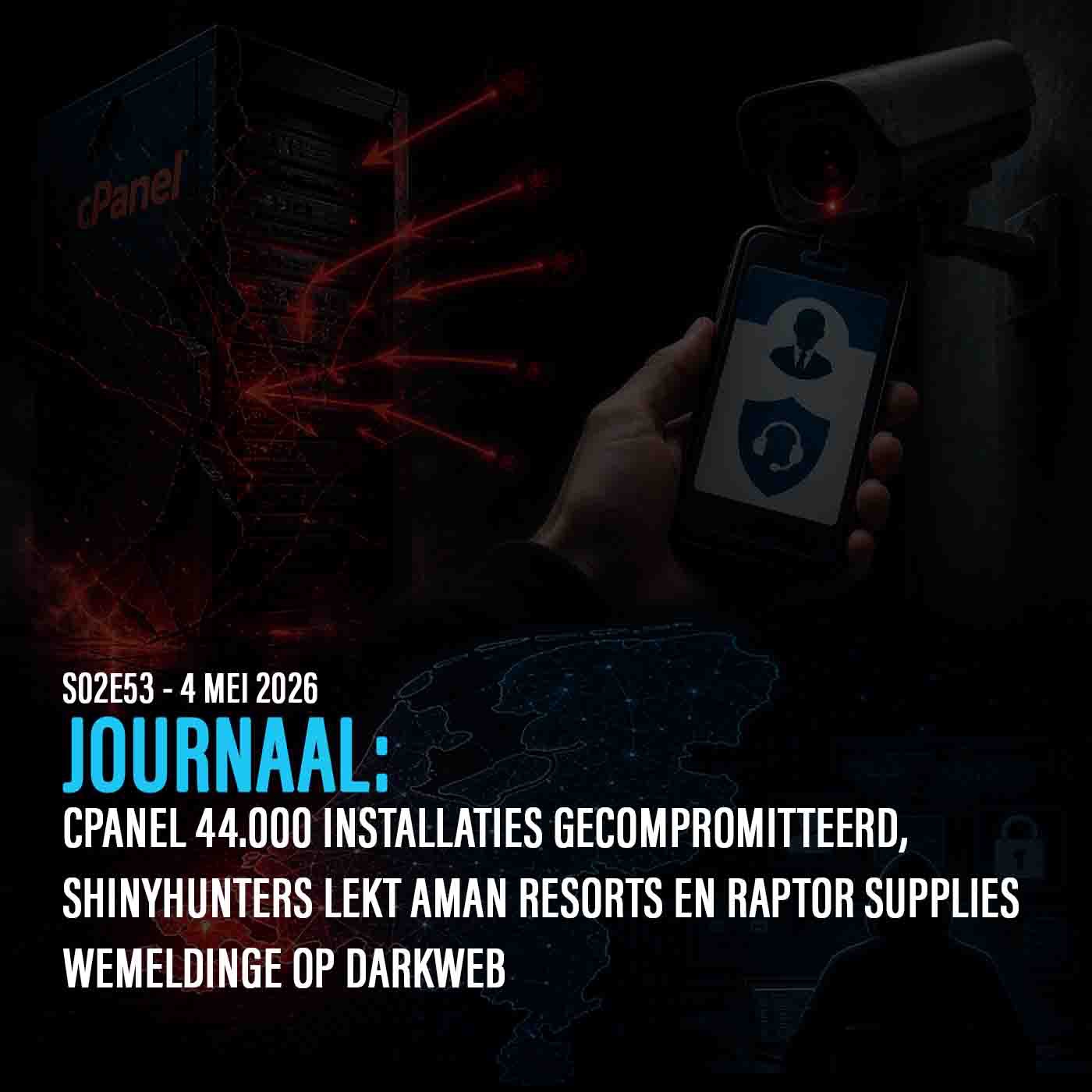 DE ANALYSE: CPANEL 44.000 INSTALLATIES GECOMPROMITTEERD, SHINYHUNTERS LEKT AMAN RESORTS EN RAPTOR SUPPLIES WEMELDINGE OP DARKWEB episode artwork