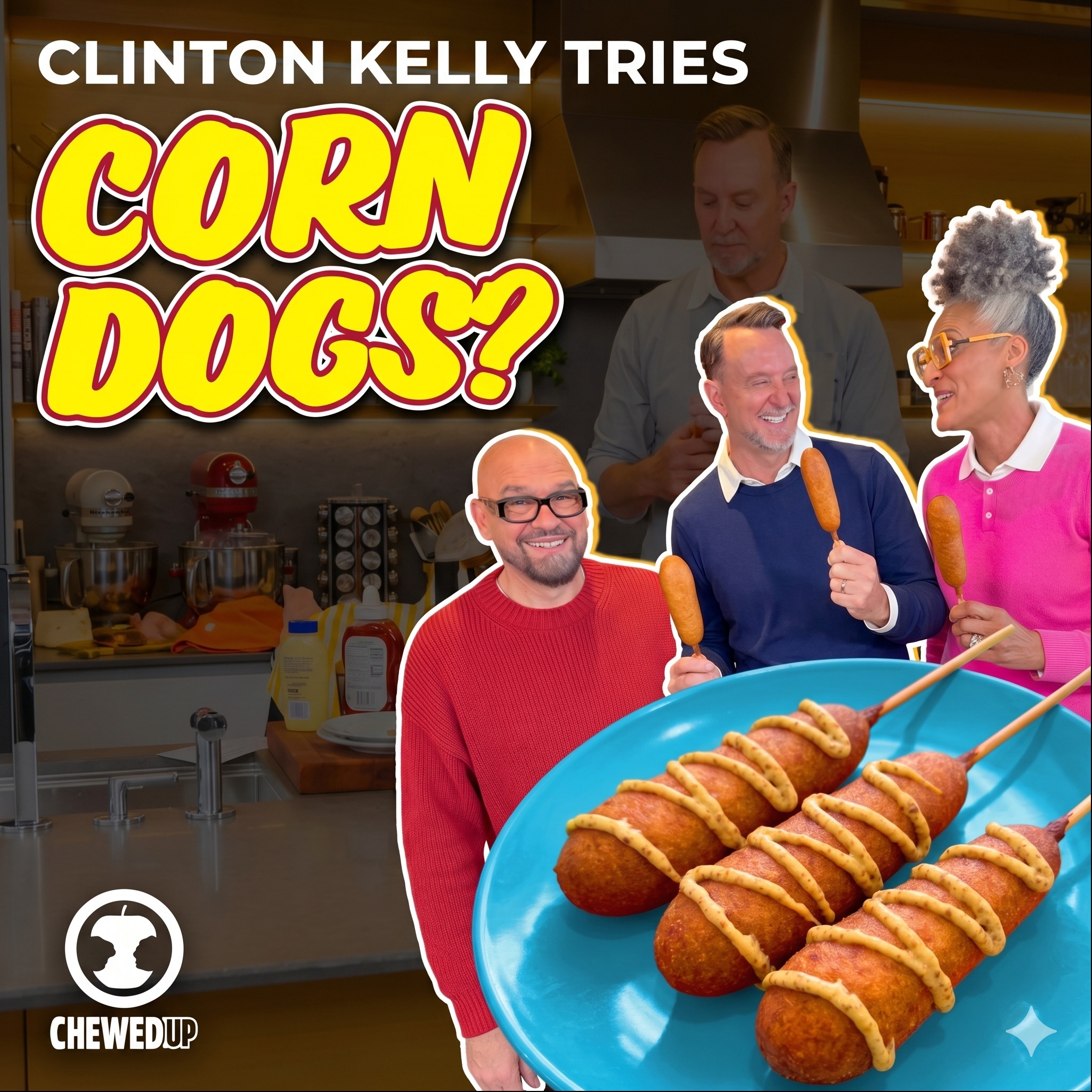 Clinton Kelly Makes Corn Dogs for the First Time