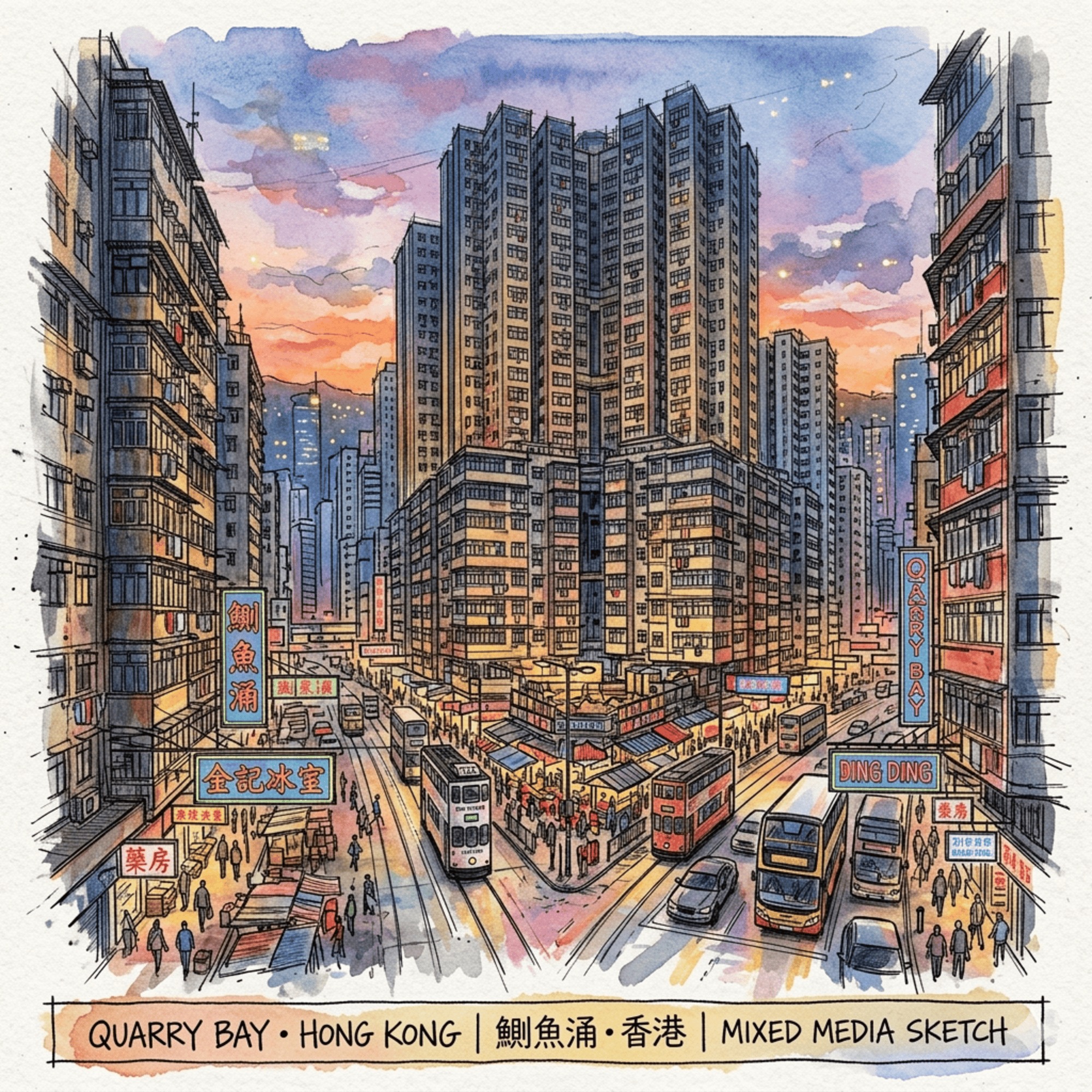 (FRA) Histoire de Quarry Bay, Hong Kong : de l'empire industriel au paysage urbain