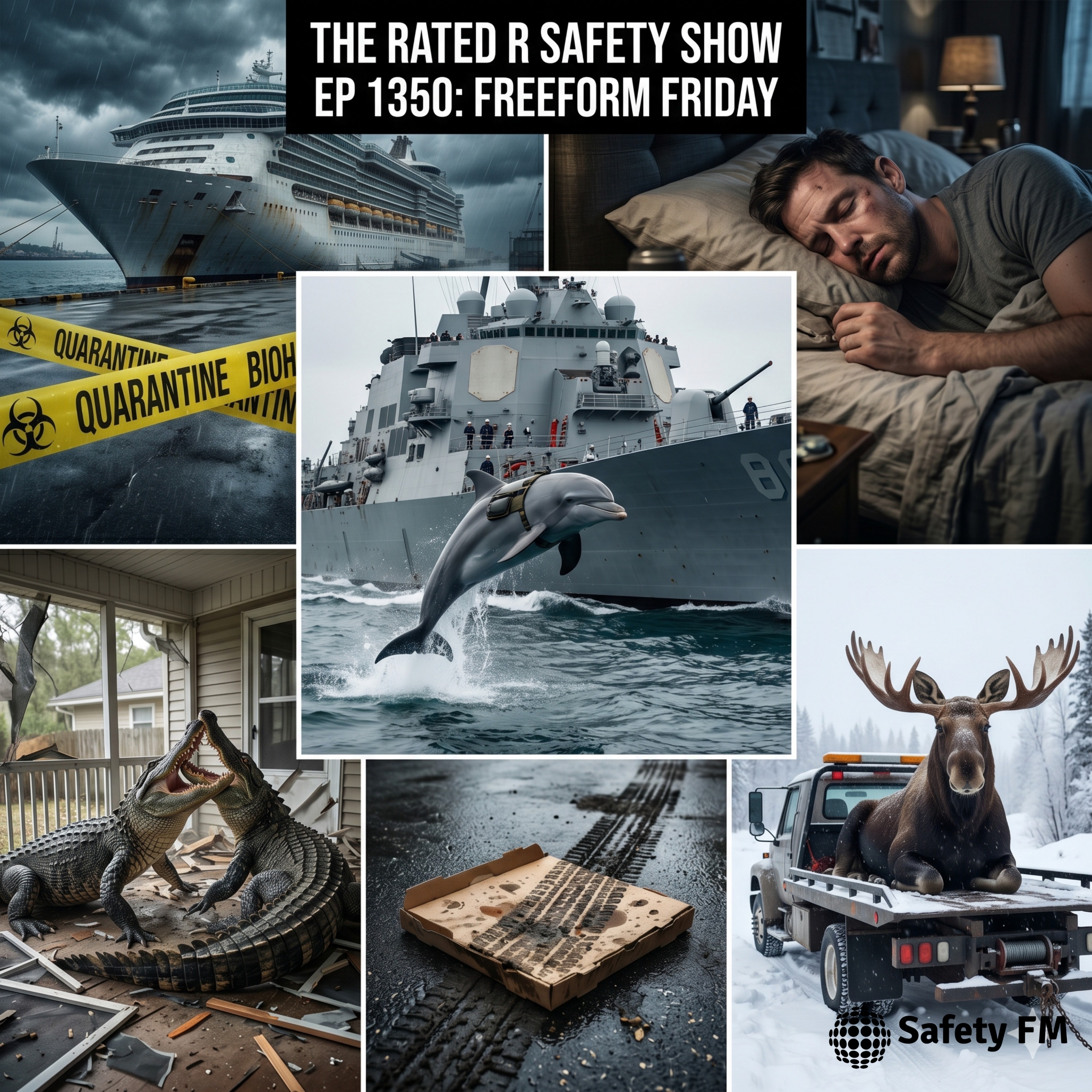 EP 1350: Freeform Friday – Kamikaze Dolphins, Hantavirus Panic, & The Domino’s Hit-and-Run