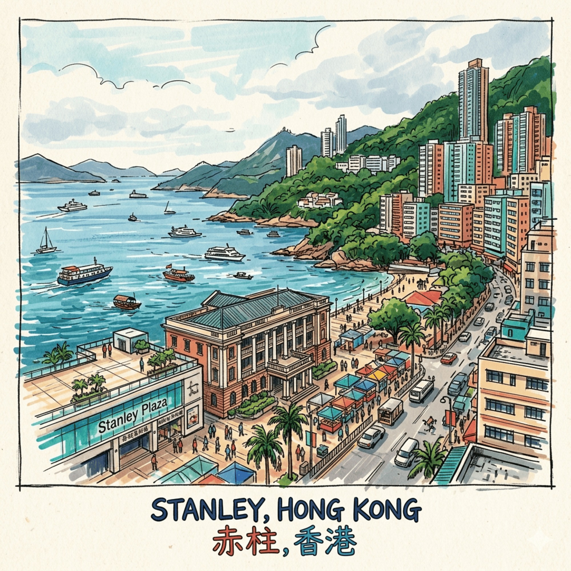 (SPA) Una excursión de un día a los lugares históricos de Stanley, Hong Kong.