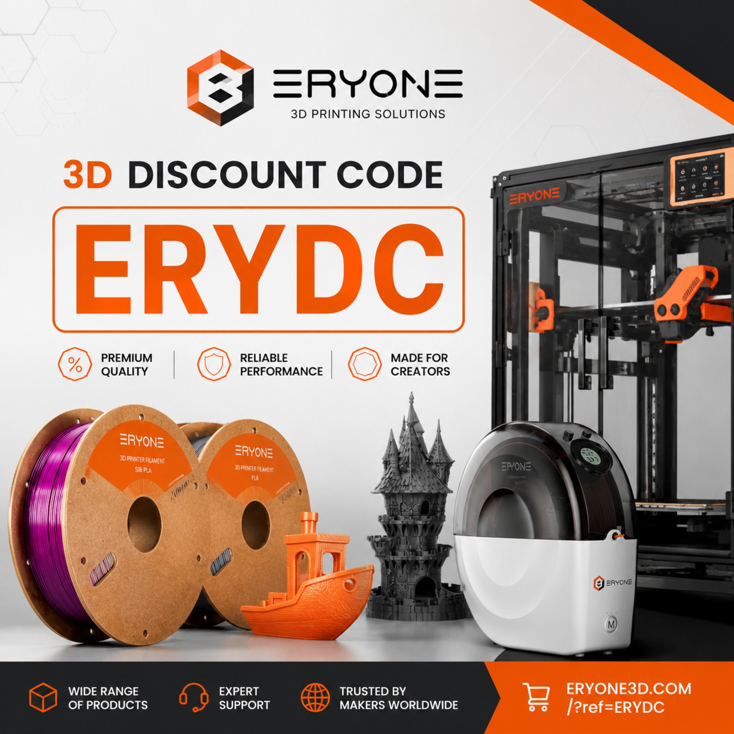 Eryone 3D Discount Code “ERYDC”