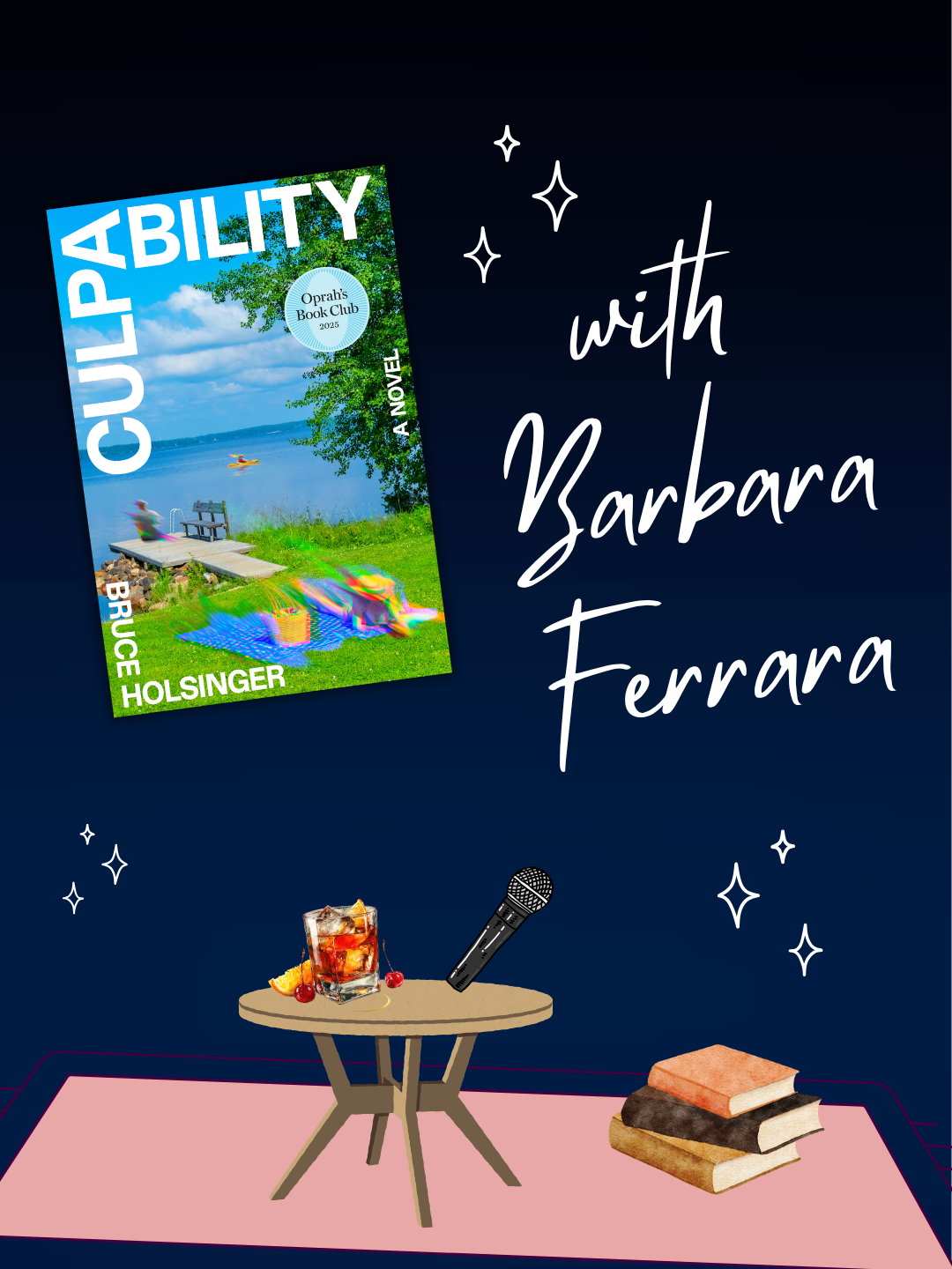Culpability by Bruce Holsinger with Barbara Ferrara episode artwork