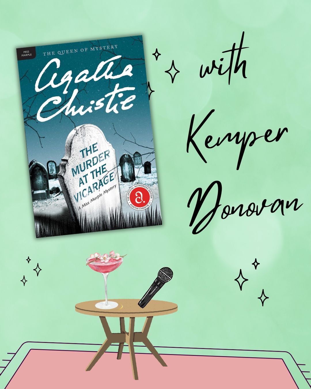 The Murder at the Vicarage by Agatha Christie with Kemper Donovan