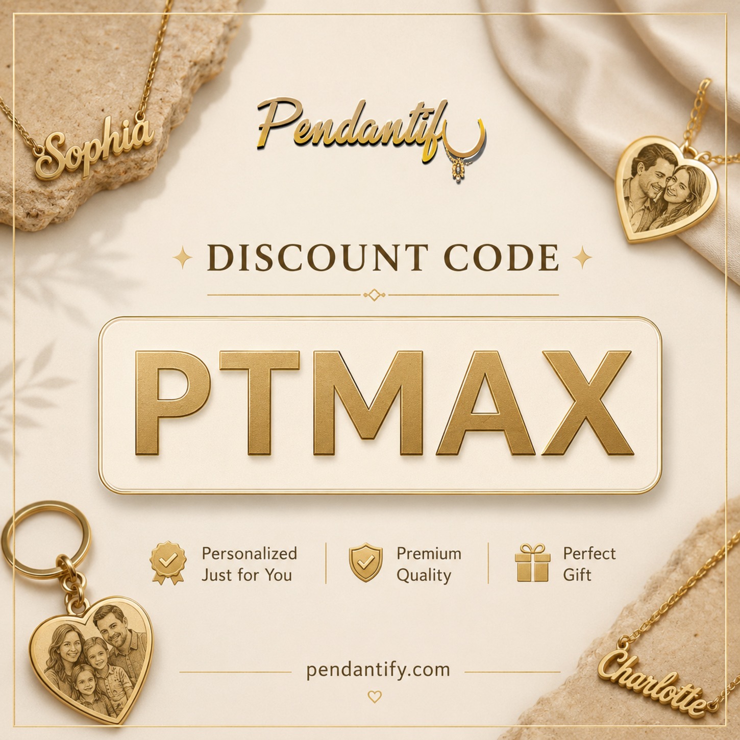 Pendantify Discount Code “PTMAX”