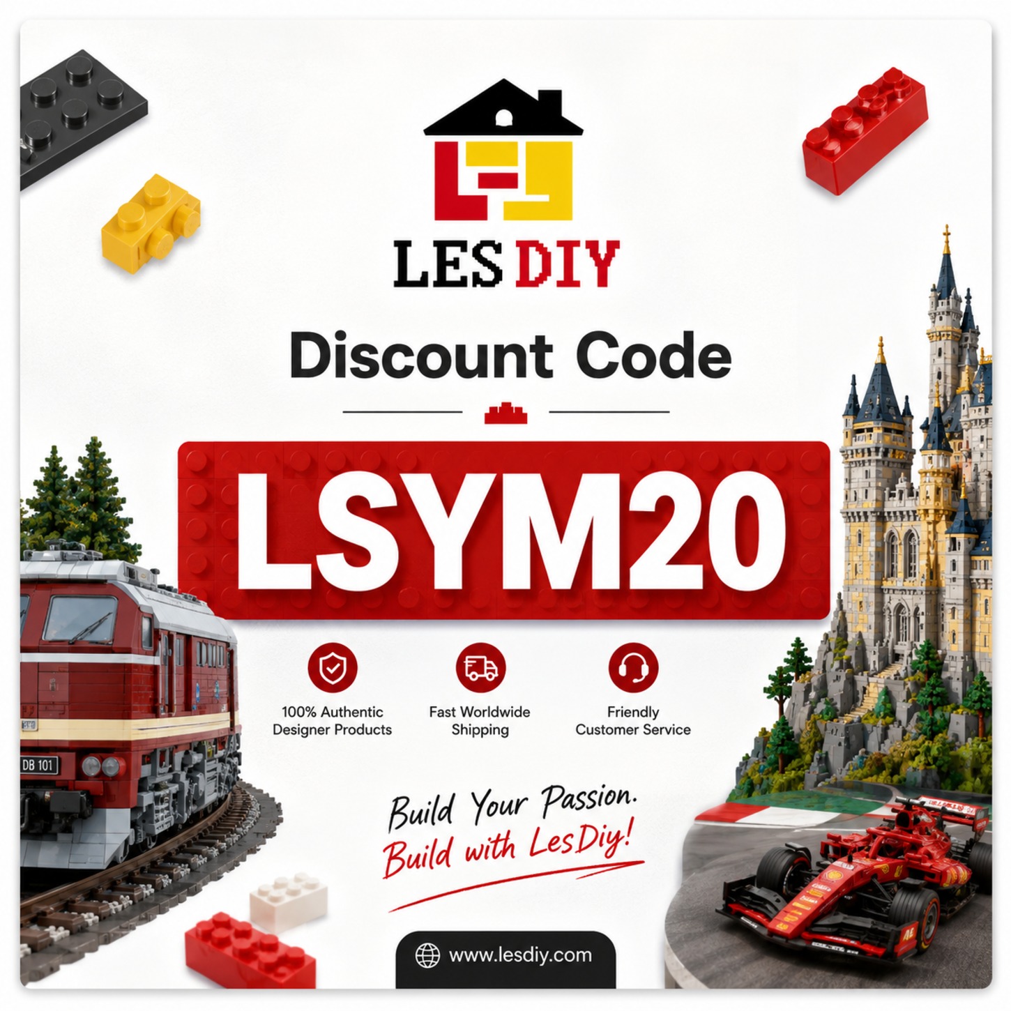 LesDiy Discount Code “LSYM20”