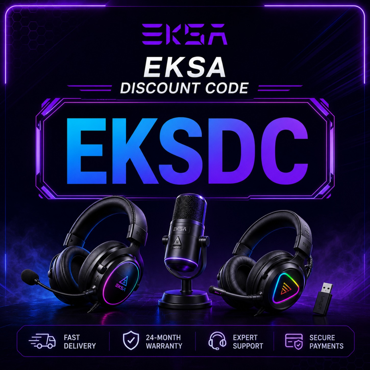 EKSA Discount Code “EKSDC”