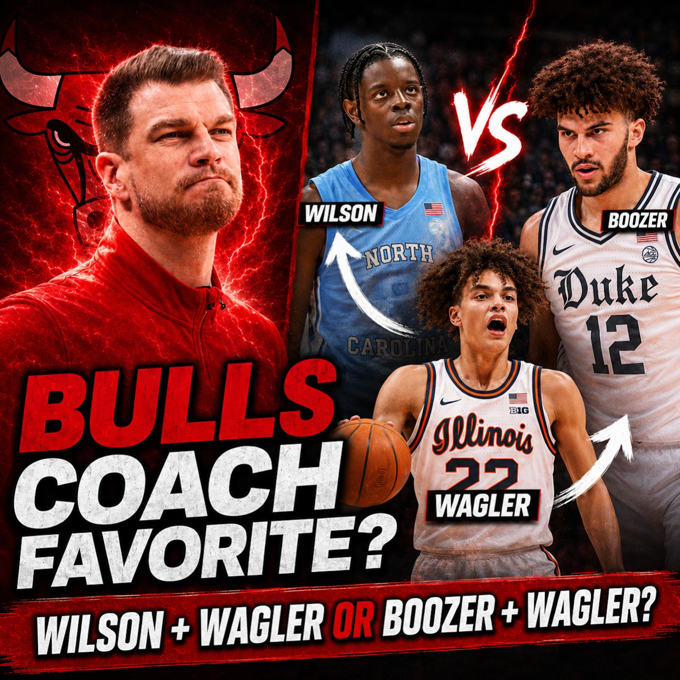 Bulls Exploring Trade Up For Keaton Wagler | Bulls Trying To STEAL Tiago Splitter From Portland?!