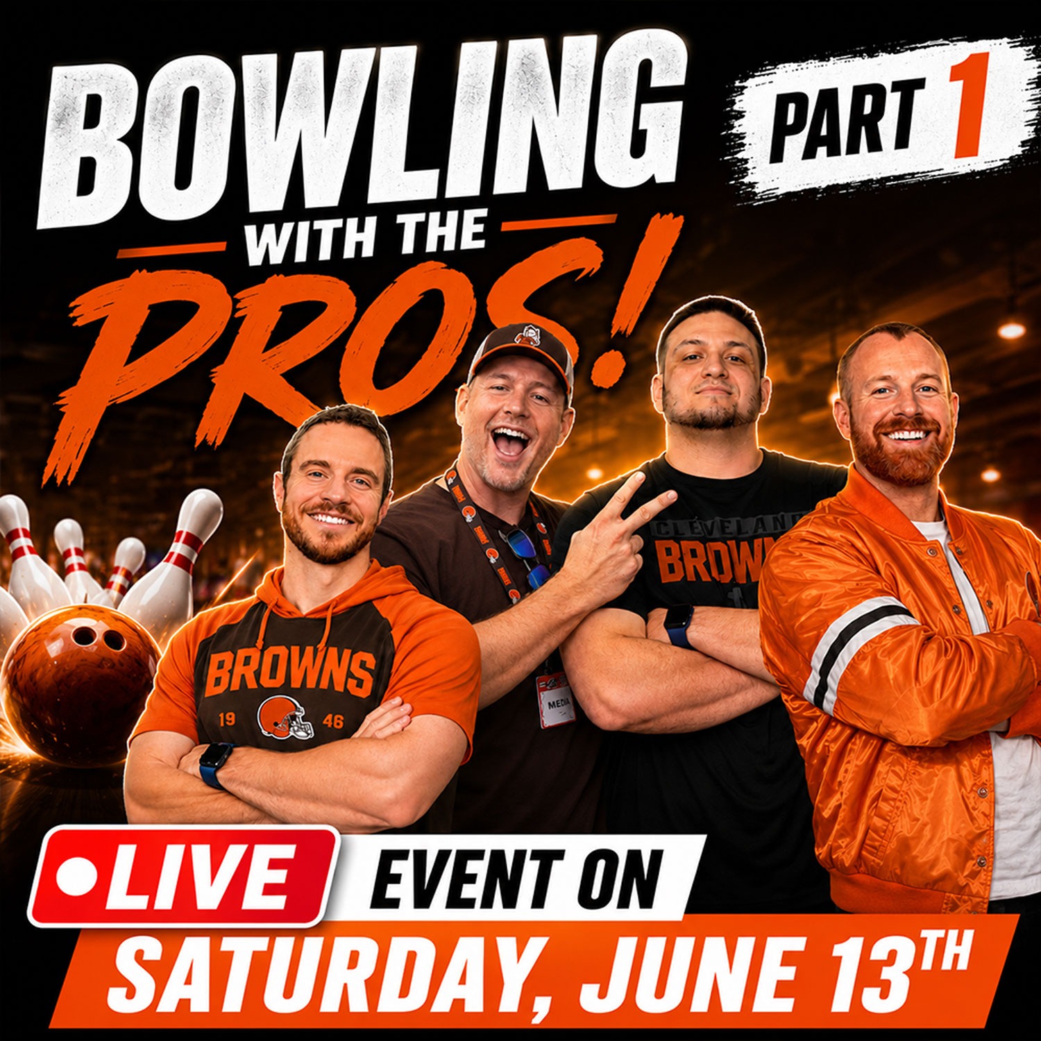Bowling with the Pros! - Spring Program Recap - Cleveland Browns Podcast for 6/15/26 episode artwork
